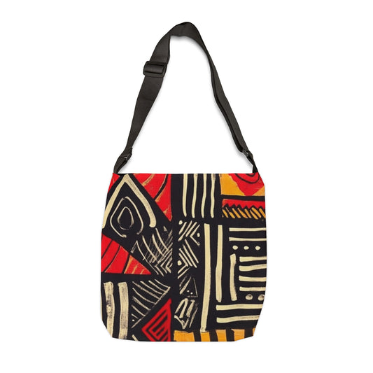 Afrocentric Bold Print Tote Bag