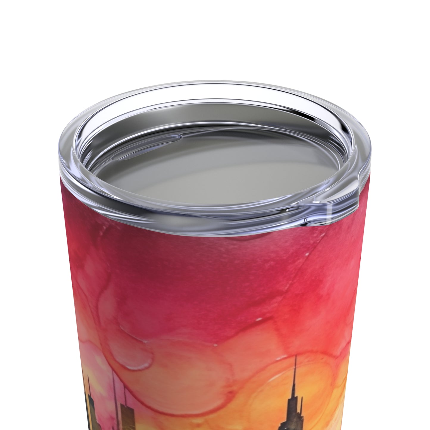 CitiScapes Alcohol Ink Tumbler