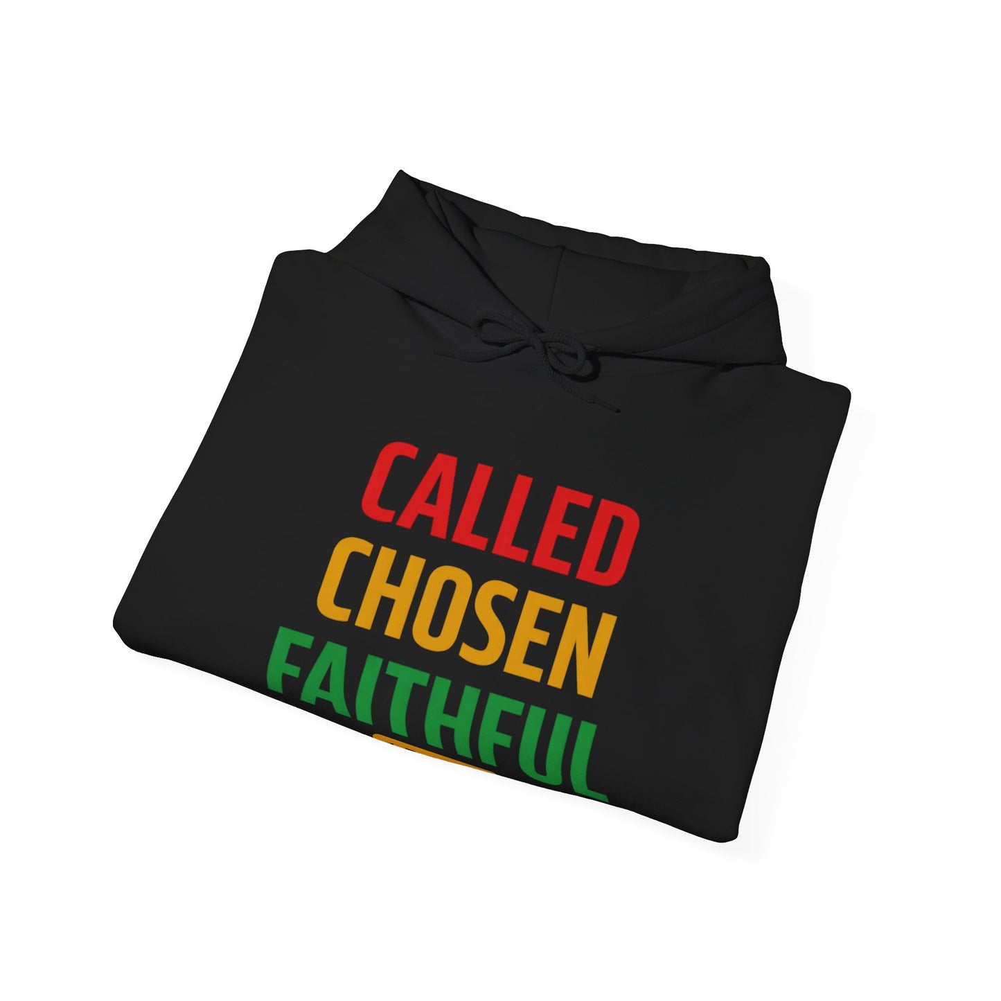 Called Chosen Faithful Hoodie — 1 Peter 2:9 Christian Faith Sweatshirt