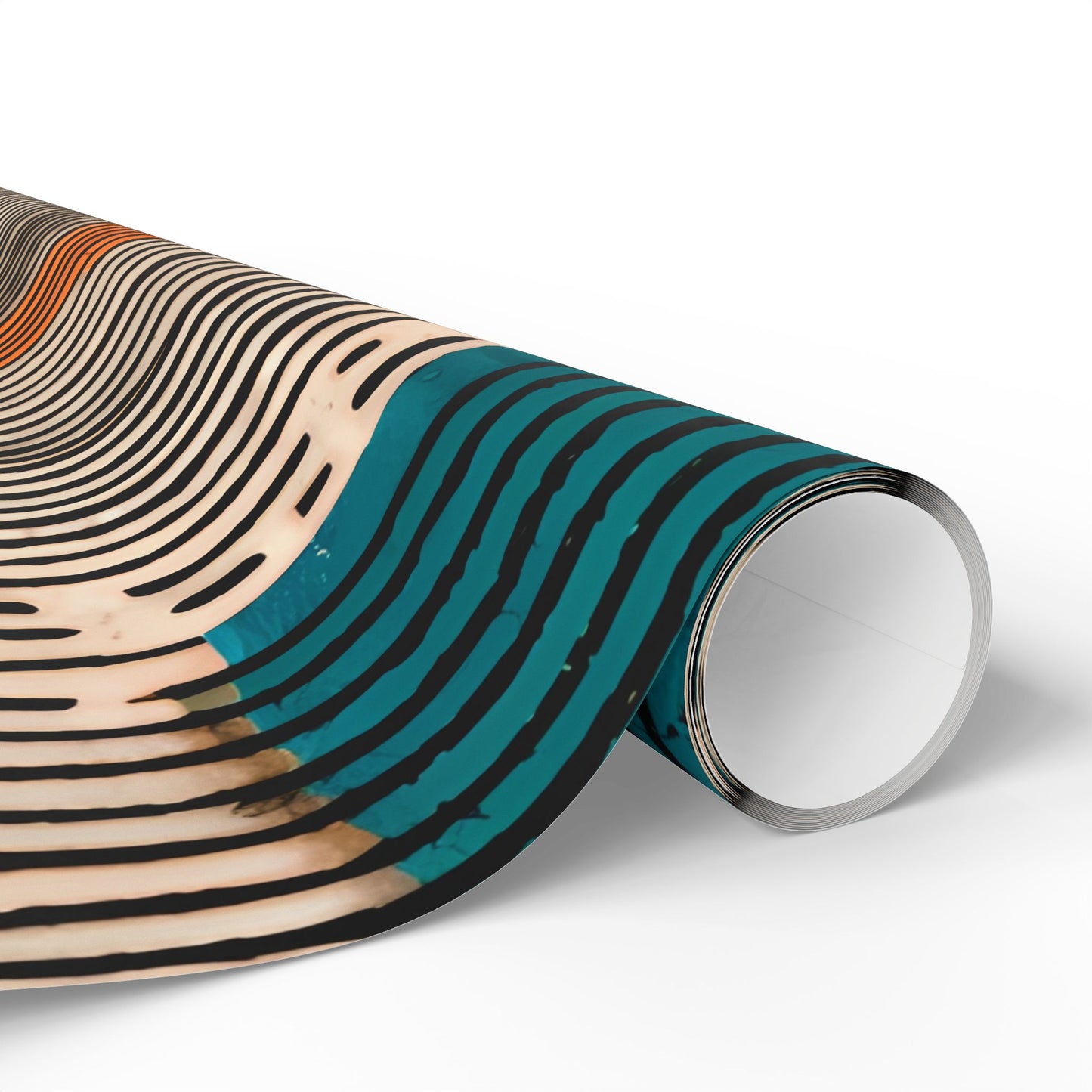 Multicolor Abstract Tribal Stripes Wrapping Paper