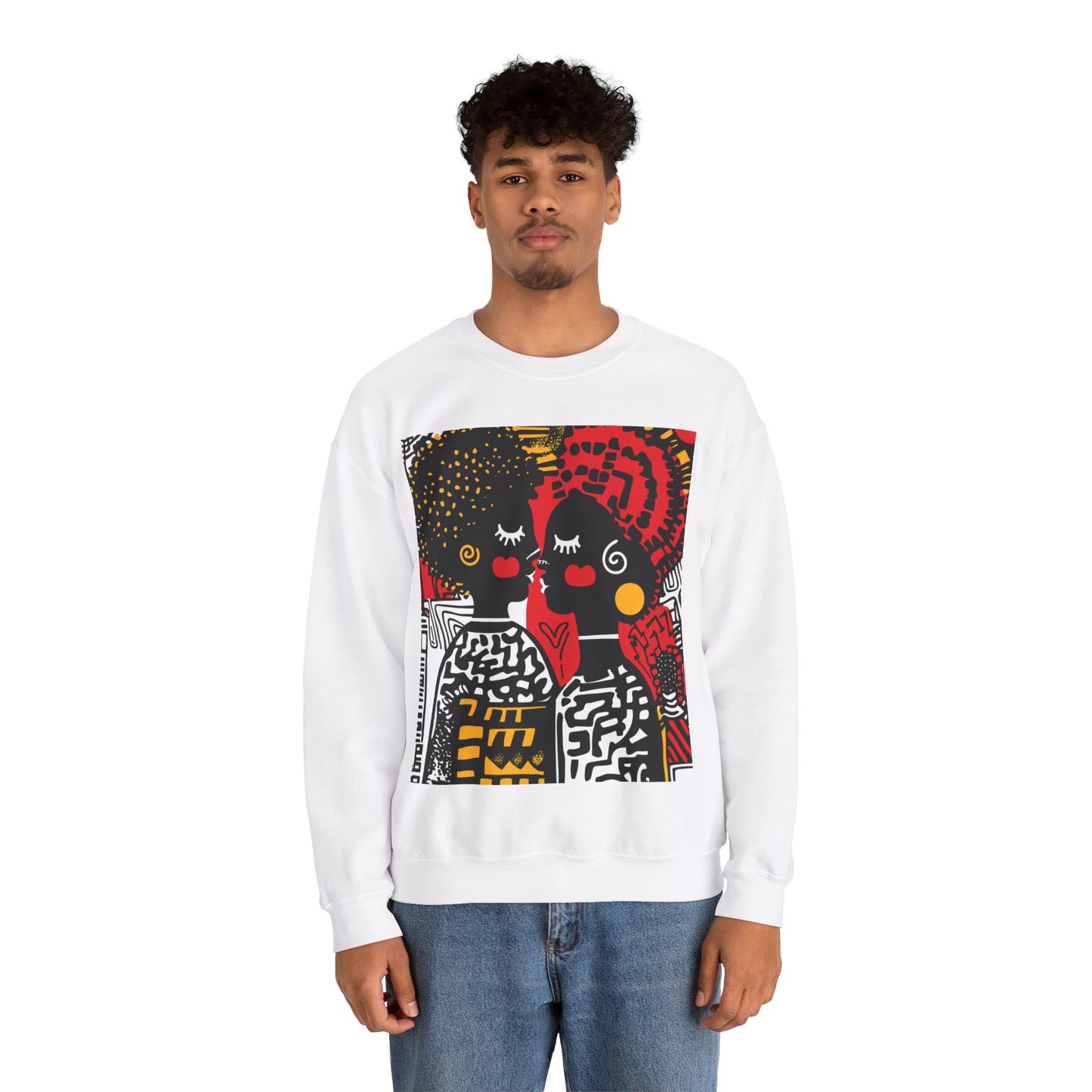 Afro Love Harmony Crewneck Sweatshirt