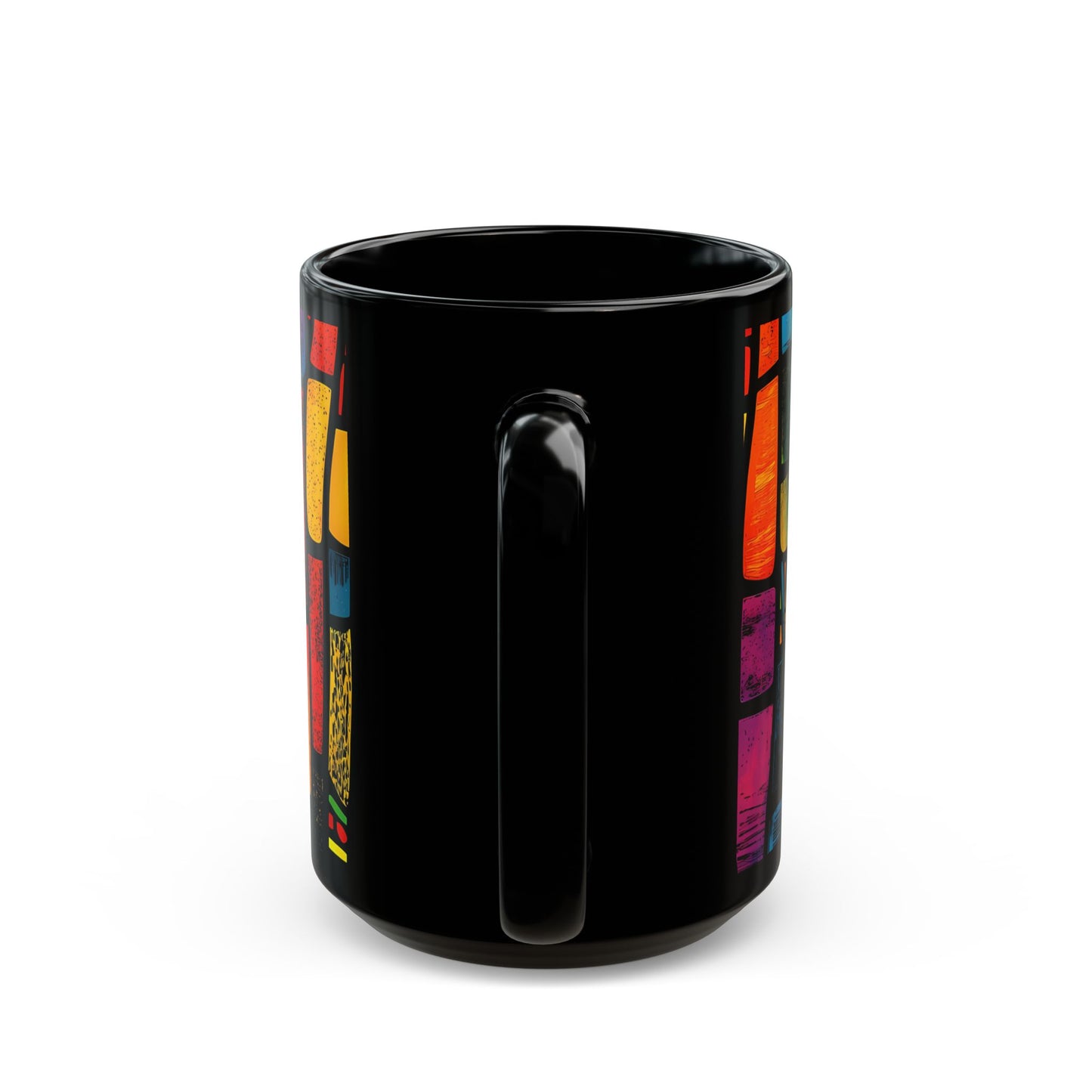 Stained Glass Mug - Black Mug