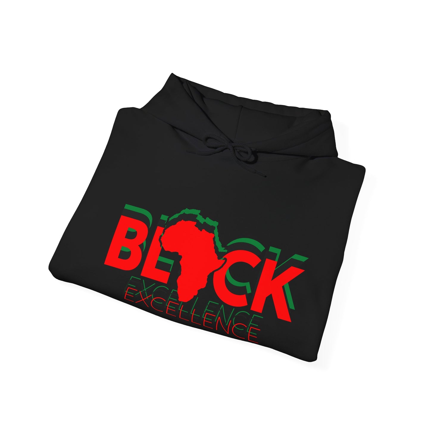 Black Excellence Afrocentric Hoodie - African Heritage Sweatshirt