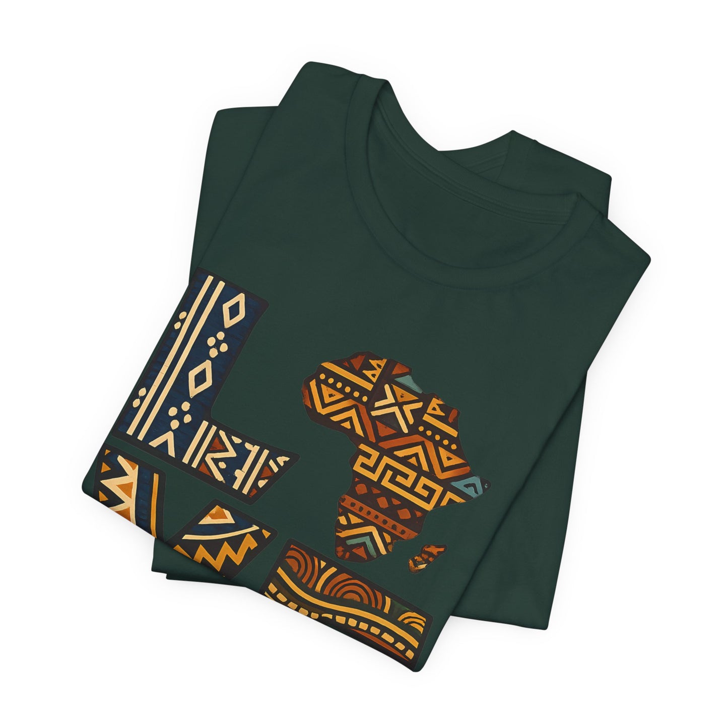 Love Africa T-Shirt — Tribal Pattern Africa Heart Tee