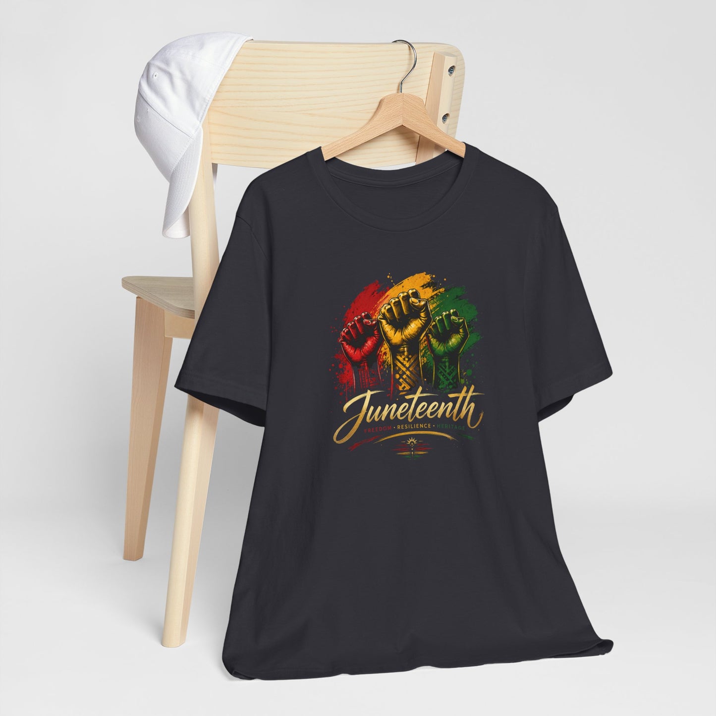 Juneteenth Fist Tee — Black Freedom Celebration T-Shirt