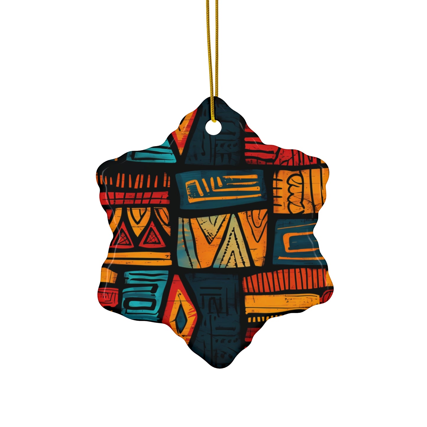 African Tribal Art Ornament | 4 Shapes