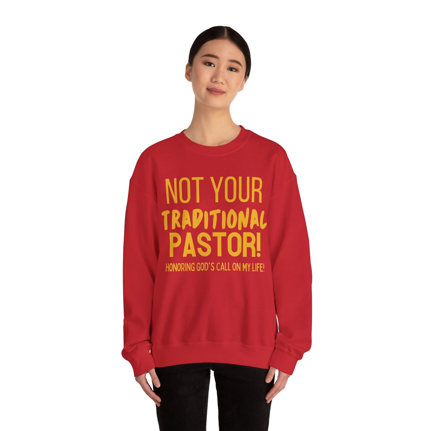 Not Traditional Pastor Crewneck Sweatshirt