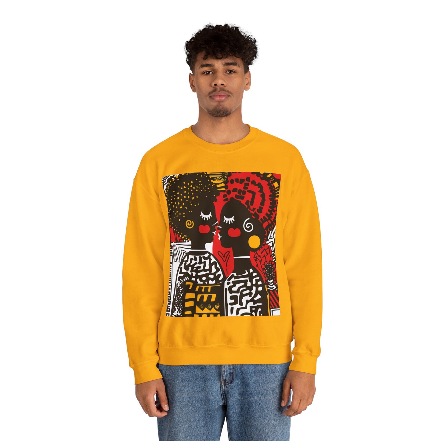 Afro Love Harmony Crewneck Sweatshirt