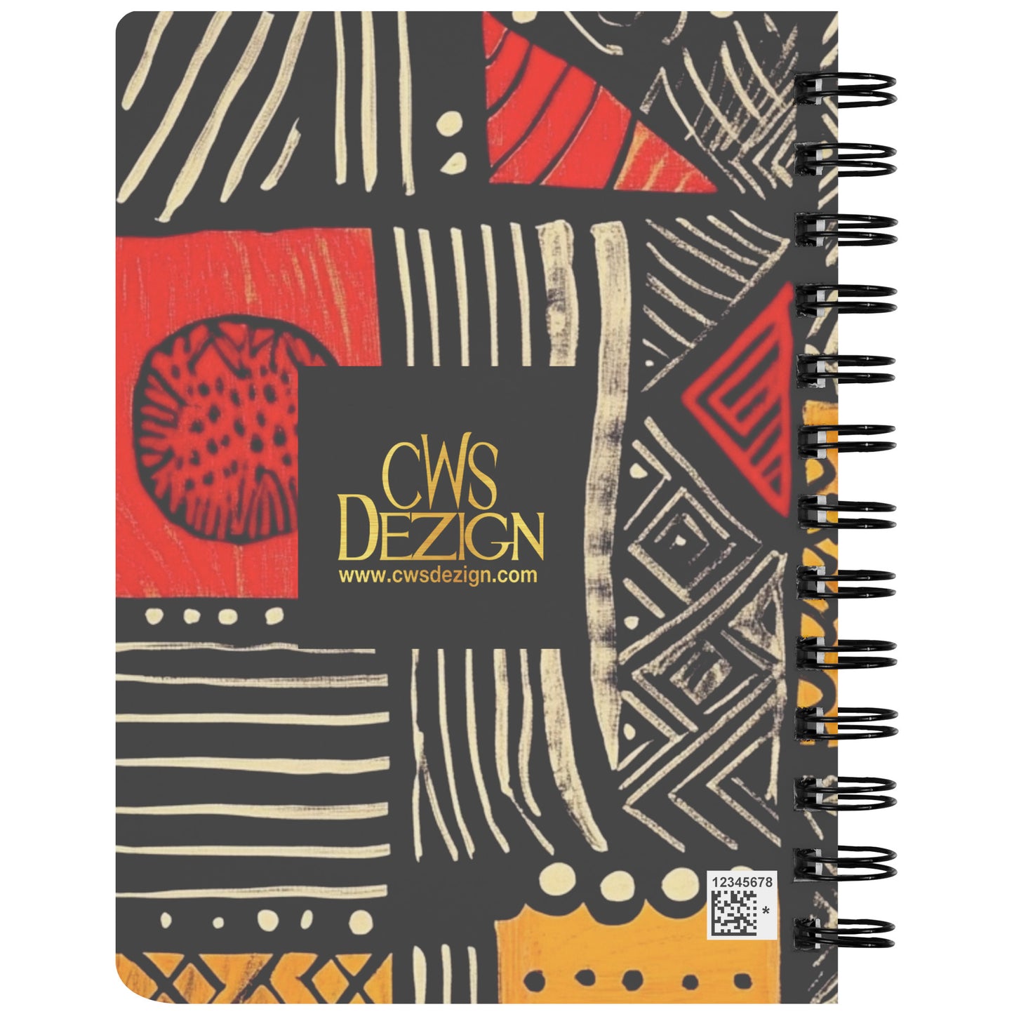 African Tribal Print Notebook