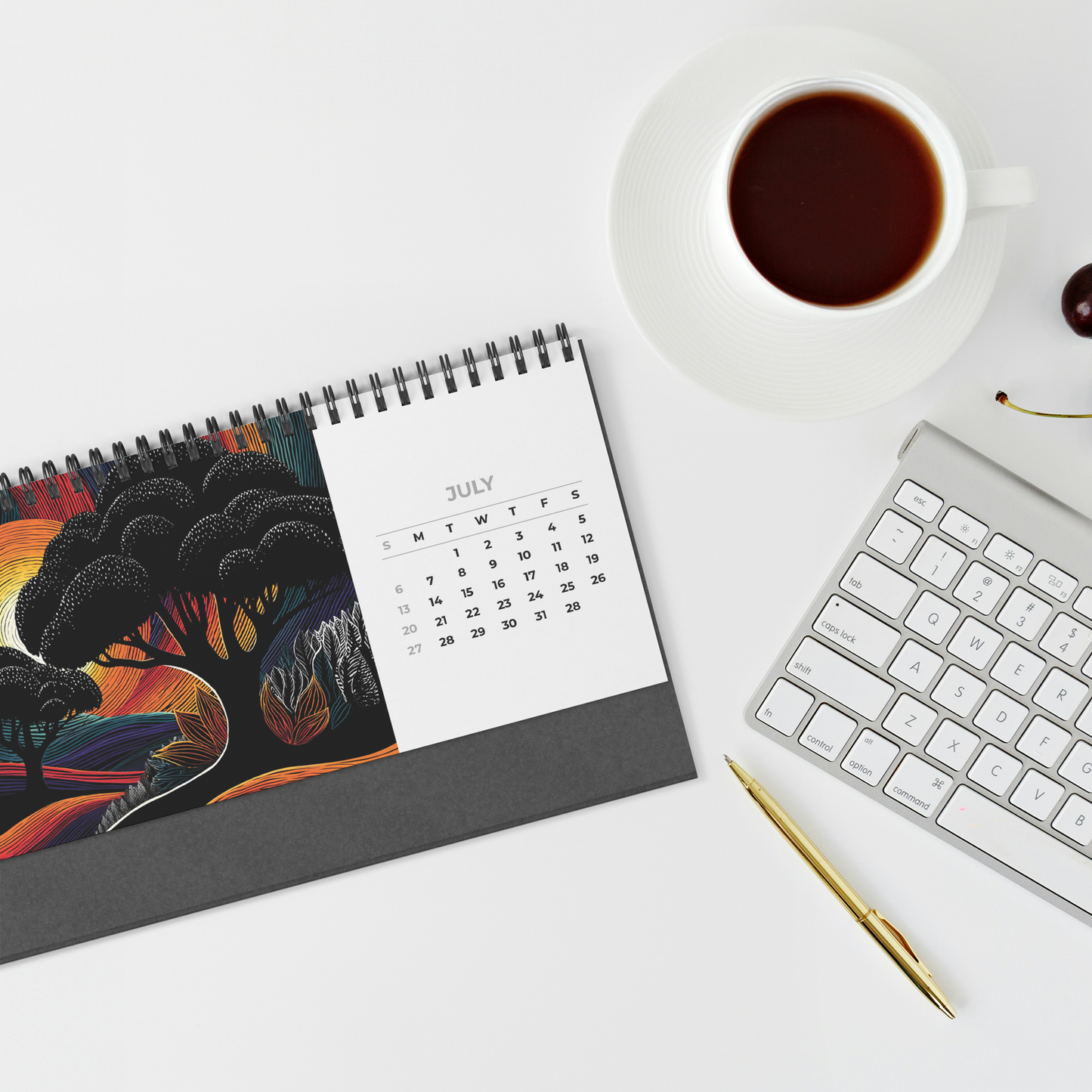 Afrocentric_Sunset_Landscape_Calendar_20_White_Table_Overhead_Mockup.png
