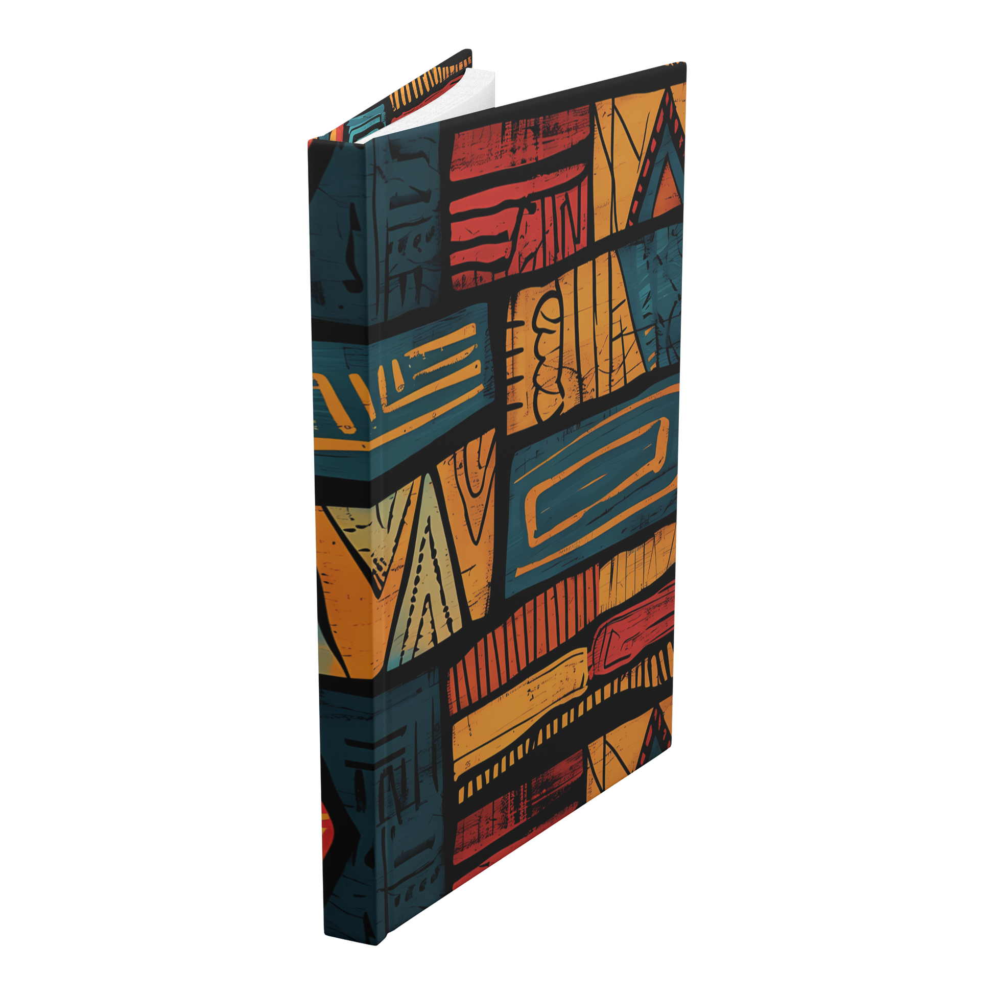 Afrocentric_Tribal_Print_Journal__Afr_Standing_Angle_Mockup.png