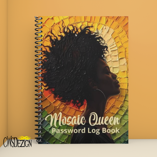 Mosaic Queen Password Logbook