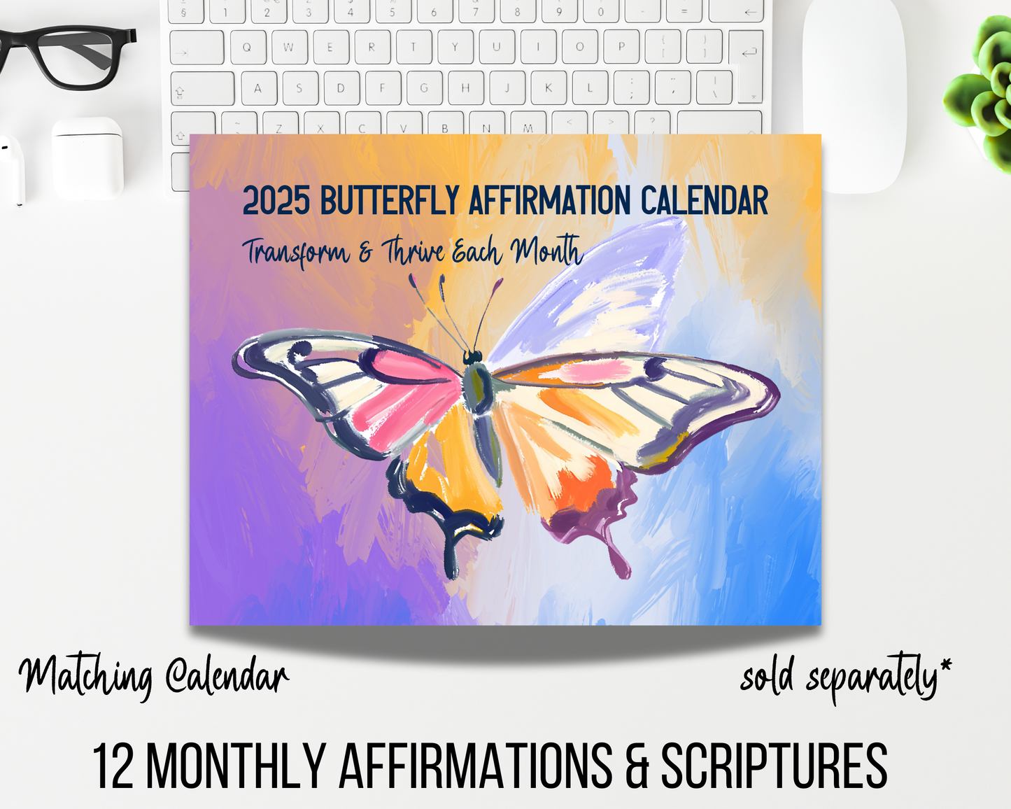 Butterfly Affirmation Journal - Transform & Thrive