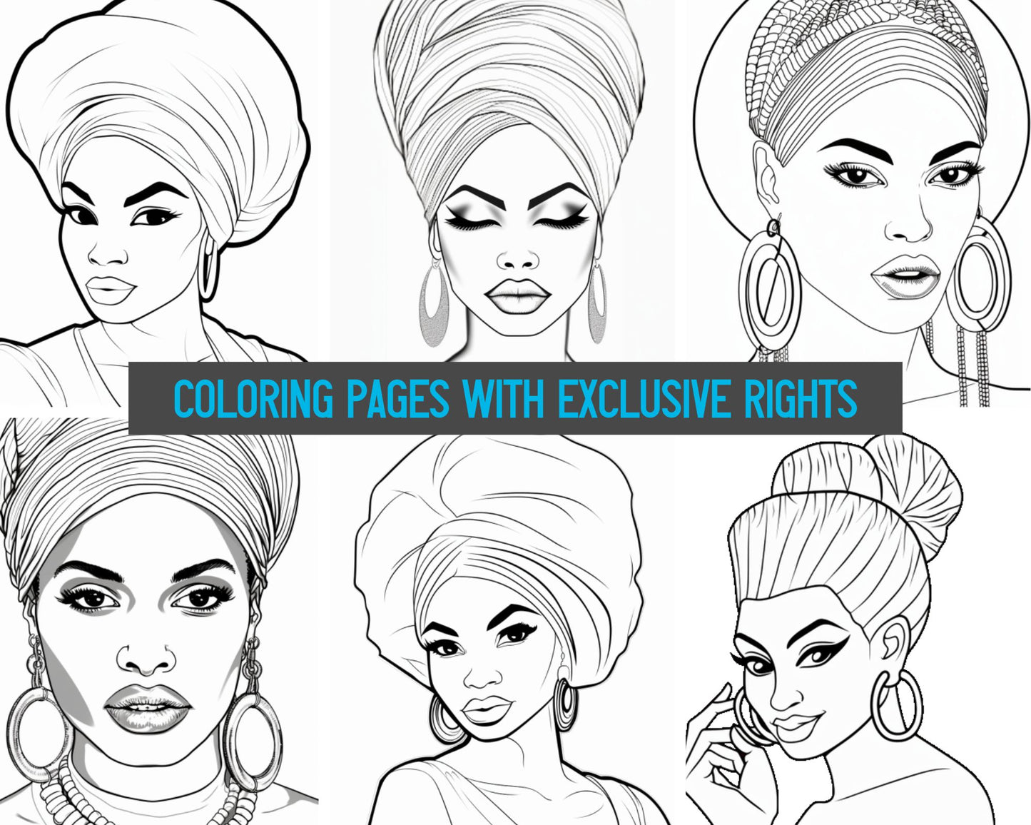 Crown Goddess PLRL-101 | Done For You Coloring Pages | LIMITED QUANTITY