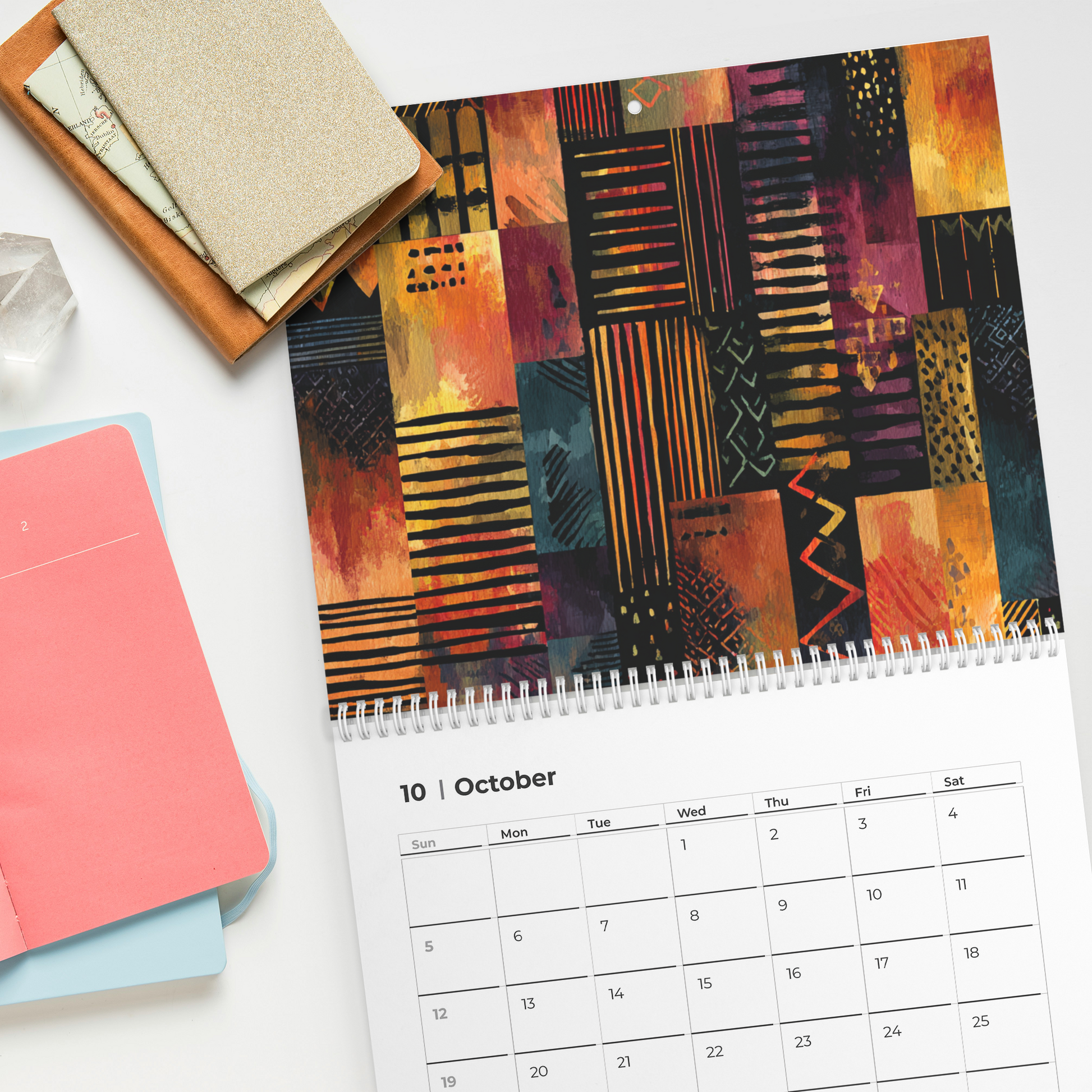 Color_Rhythms_2026_Afrocentric_Abstract_Notebook_Desk_-_Large_Mockup.png
