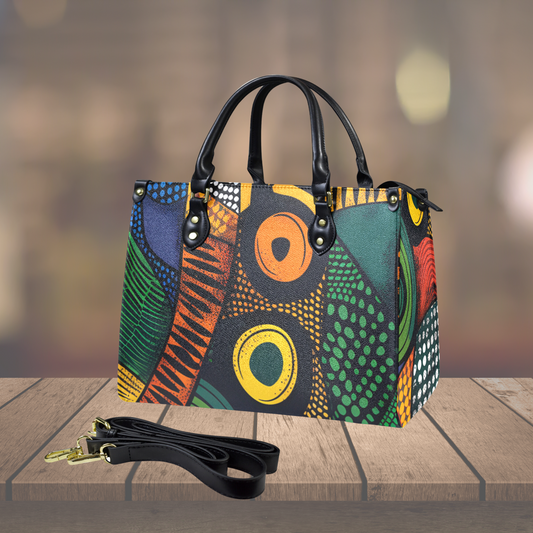 Vibrant African Print Handbag