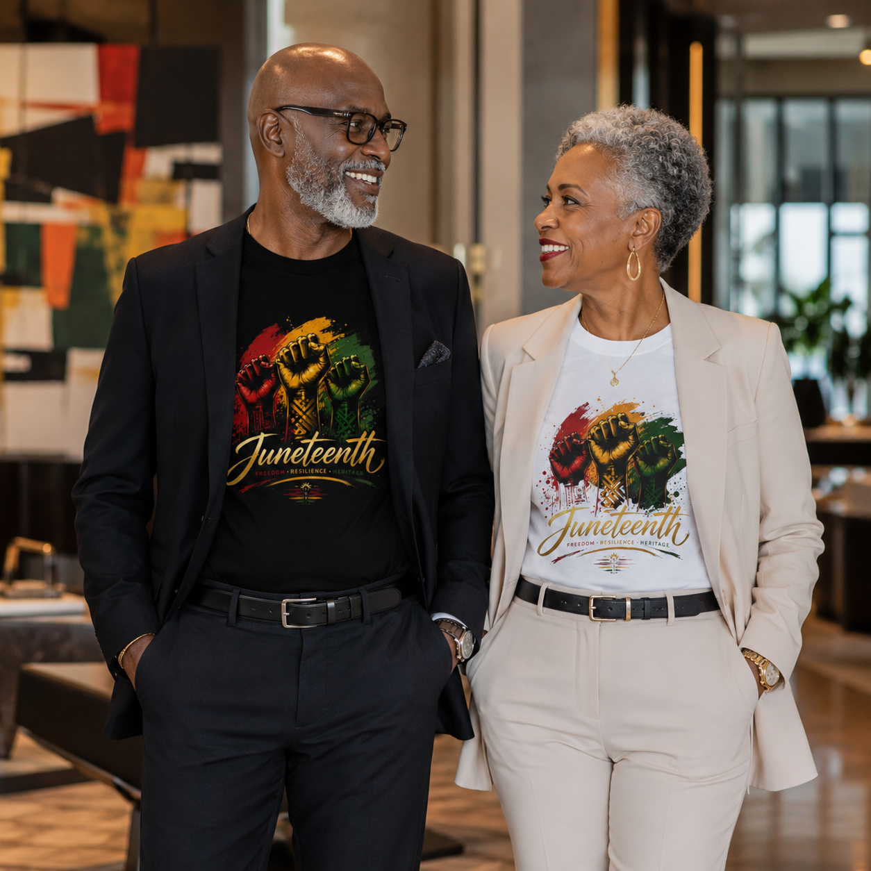 Juneteenth Fist Tee — Black Freedom Celebration T-Shirt