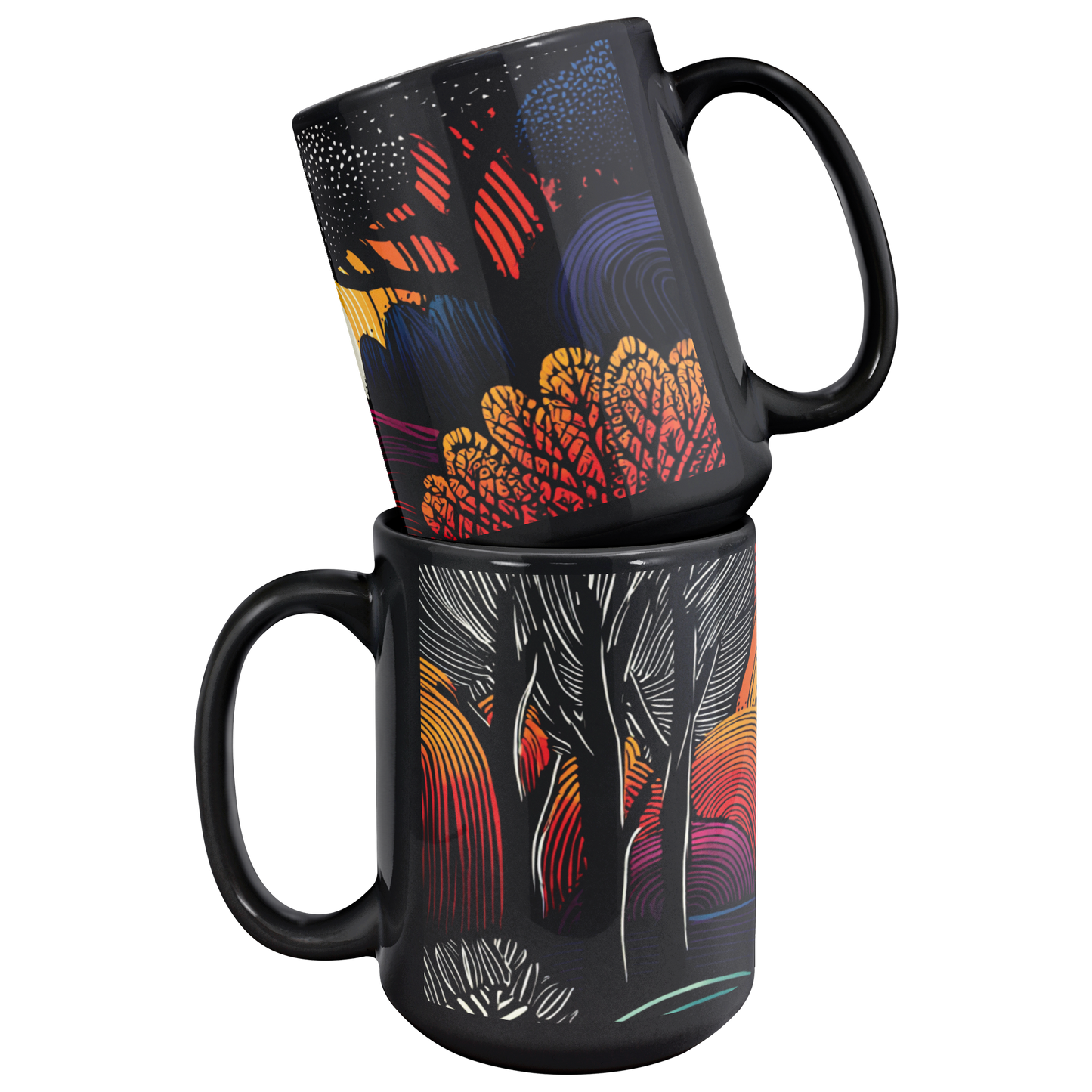 Radiant_Afro_Sunset_Abstract_Art_Mug_-_A_Mug_Stacked_Mockup.png
