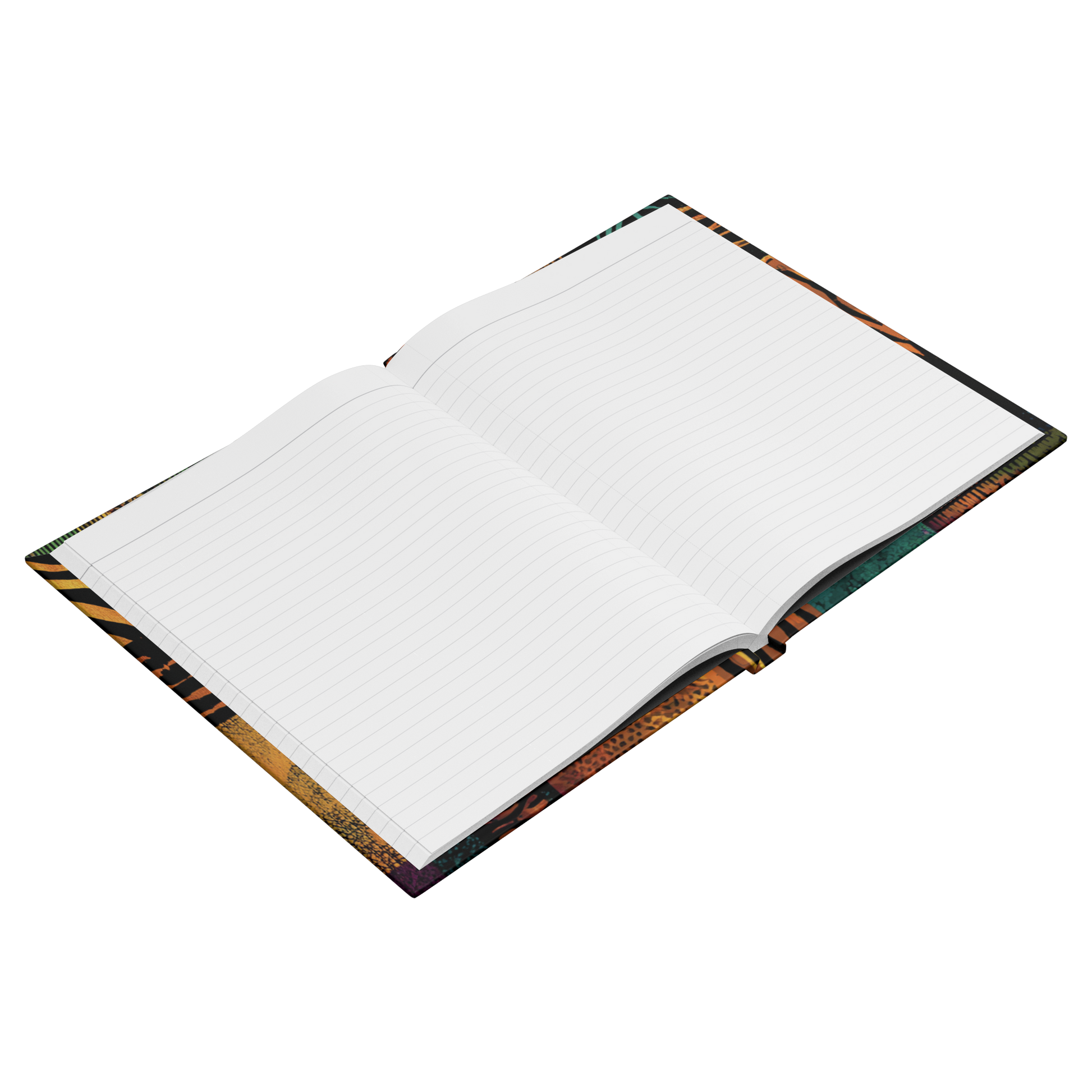 Urban_Safari_Hardcover_Journal__Afroc_Open_Pages_Angle_Mockup.png