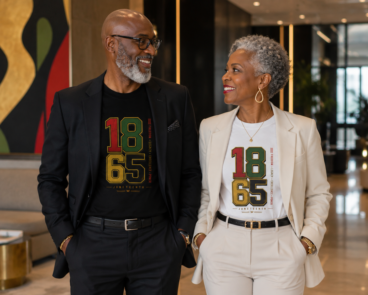 1865 Juneteenth Vintage Number T-Shirt