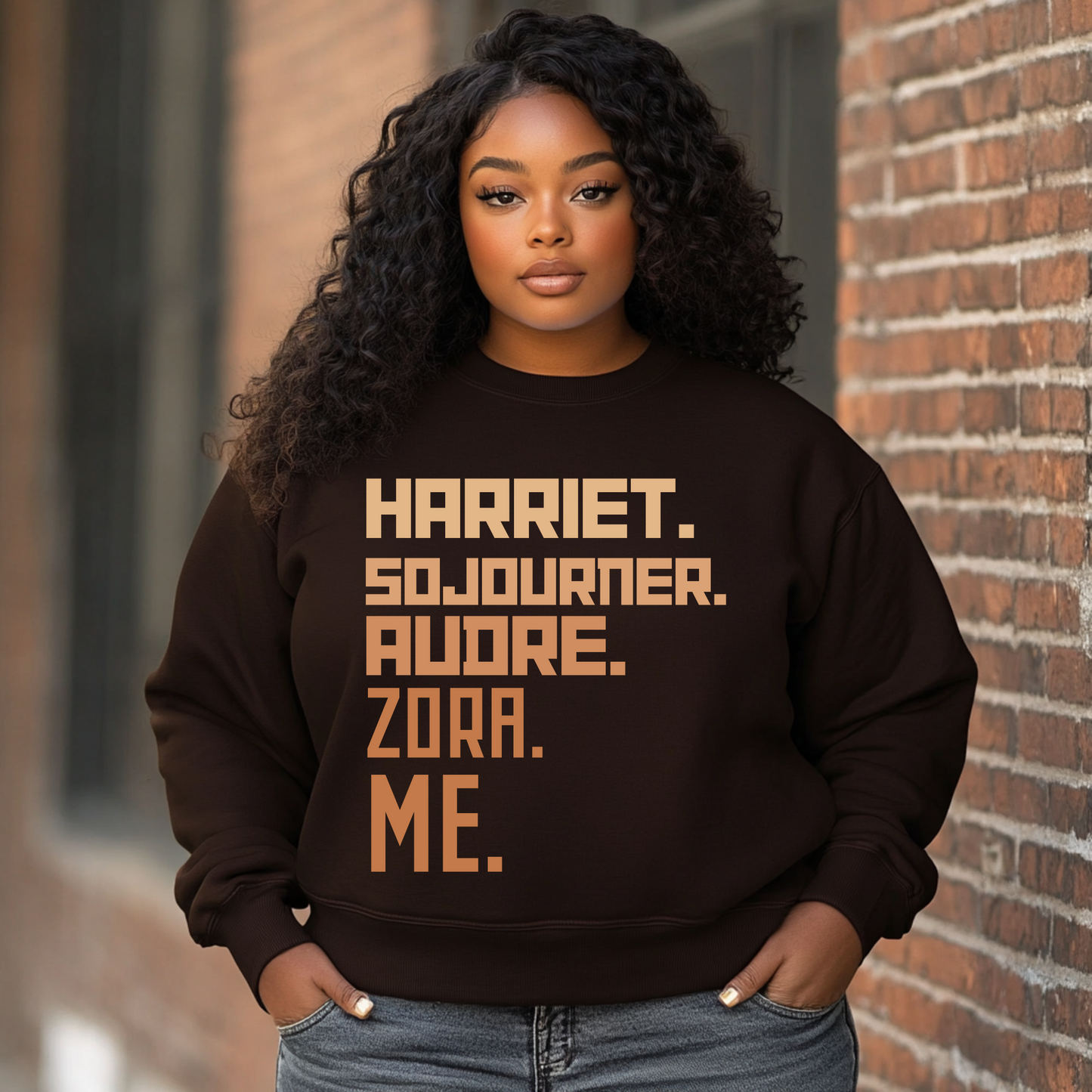 Empowerment Black Women Sweatshirt - Melanated Hues