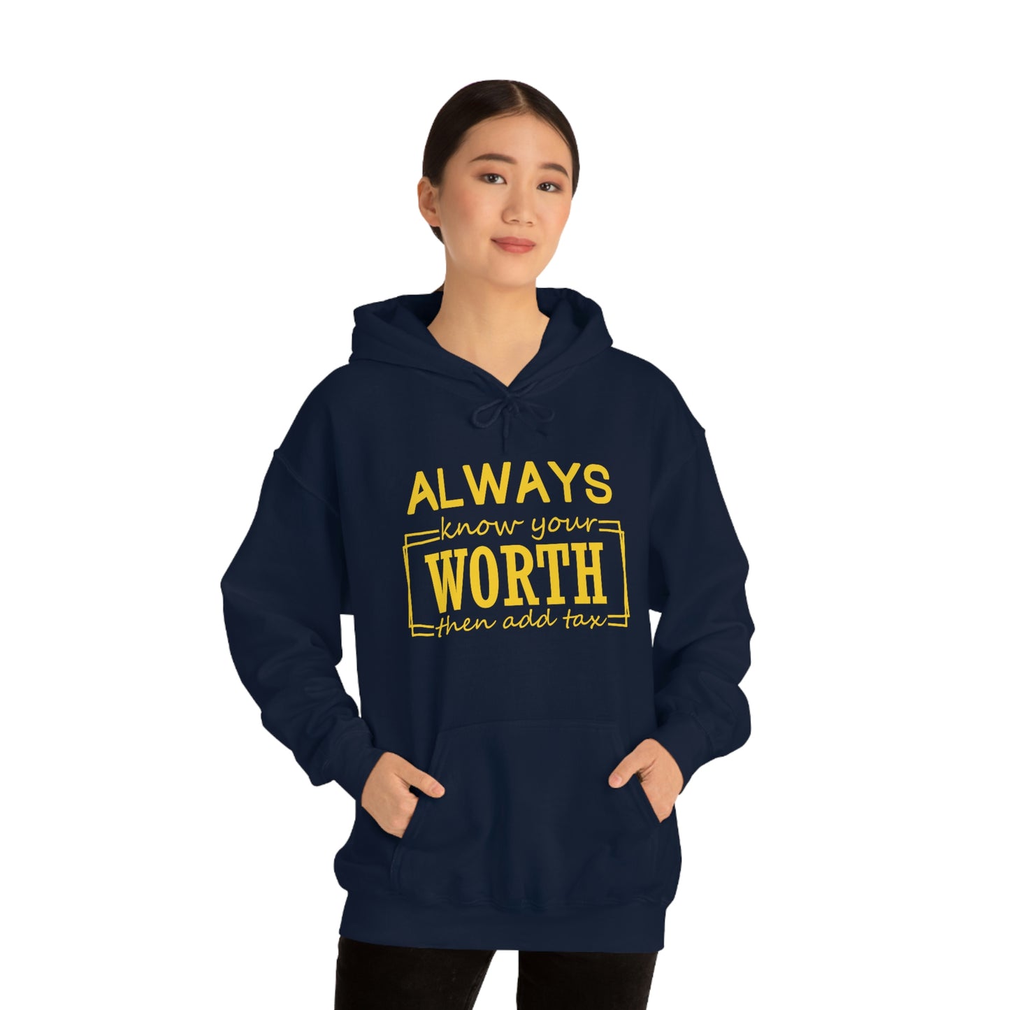 Always Know Your Worth Hoodie - CWSDezign