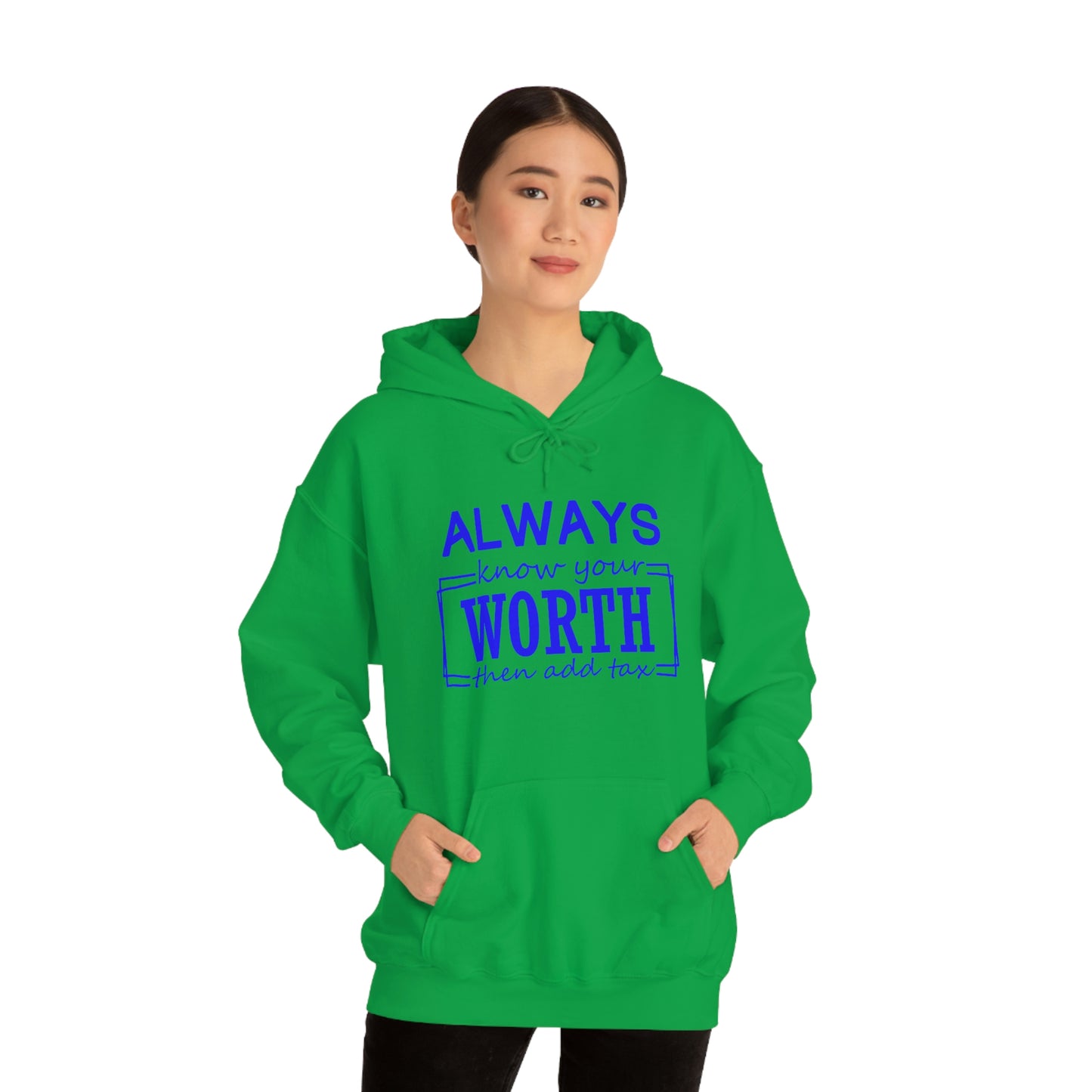 Always Know Your Worth Hoodie - CWSDezign