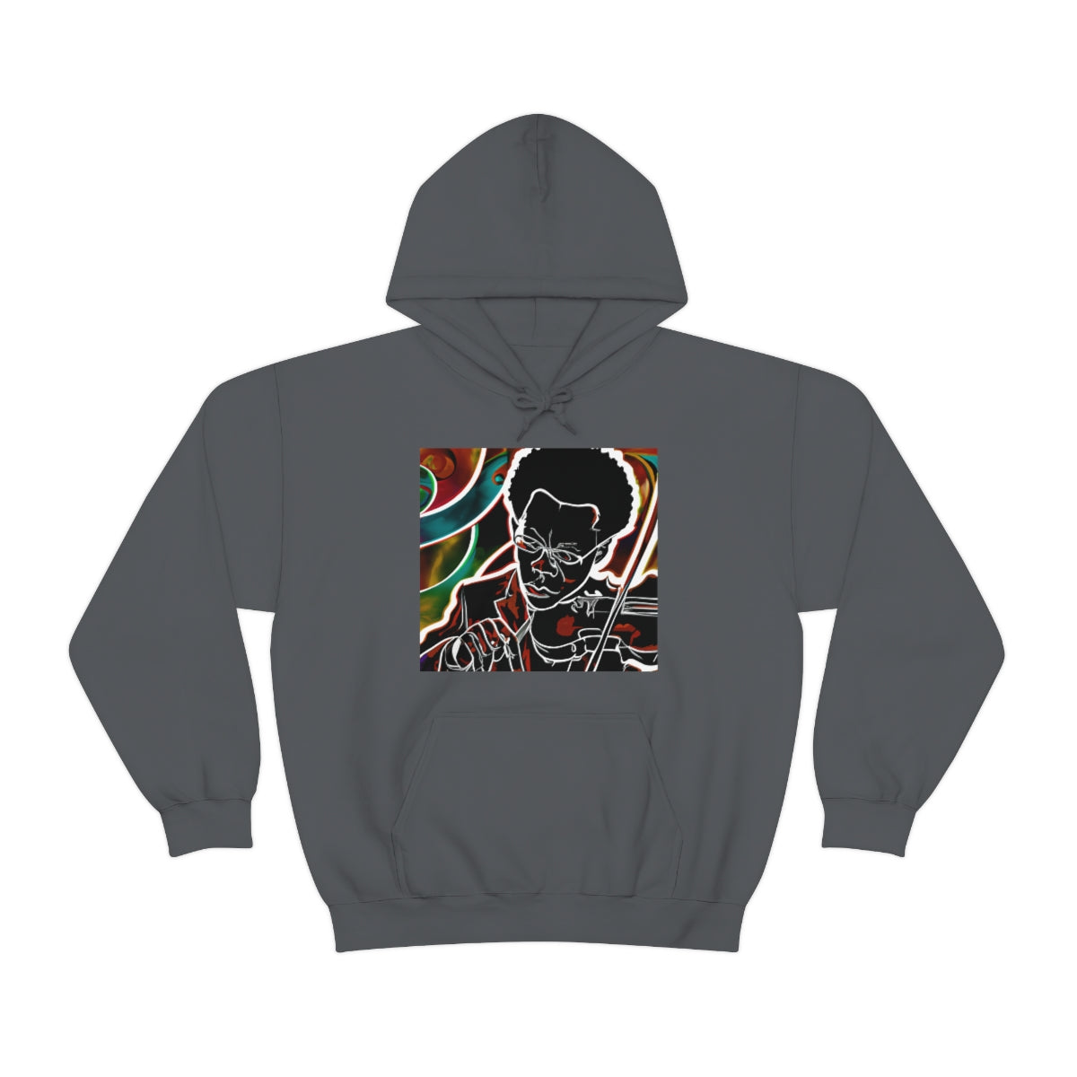 Black Violin Vibe Hoodie - CWSDezign