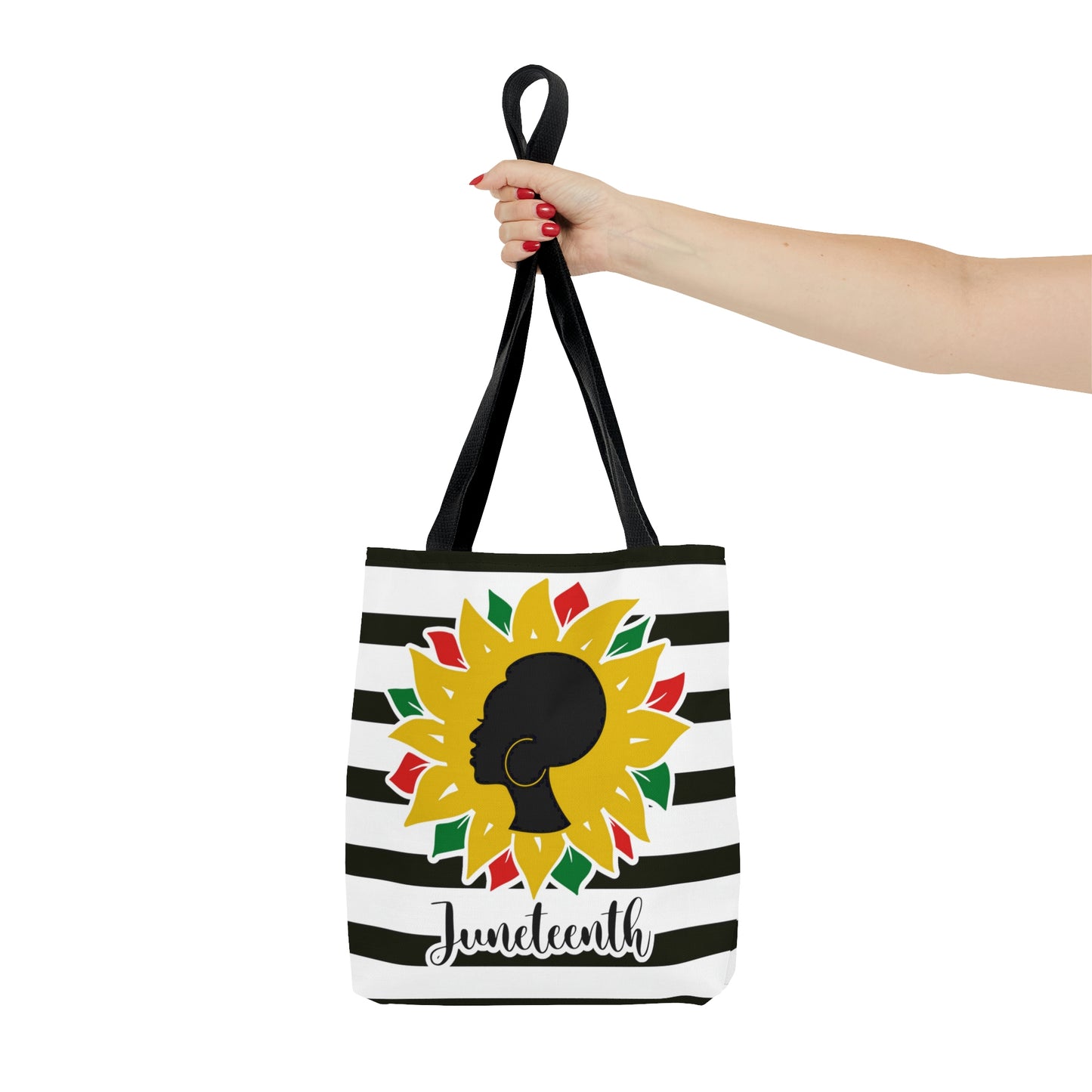 Juneteenth Afro Women Tote Bag