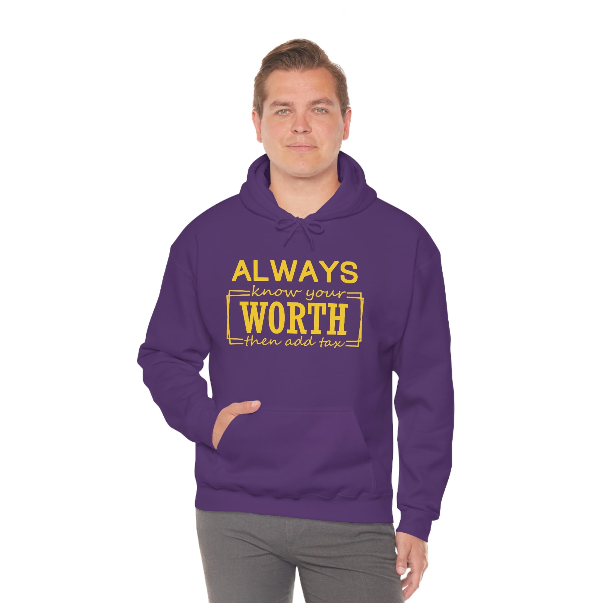 Always Know Your Worth Hoodie - CWSDezign