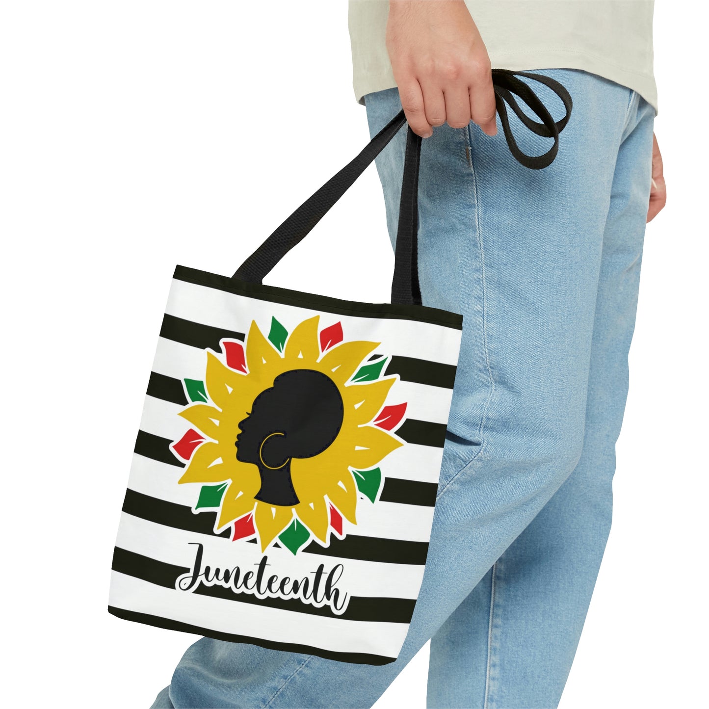 Juneteenth Afro Women Tote Bag