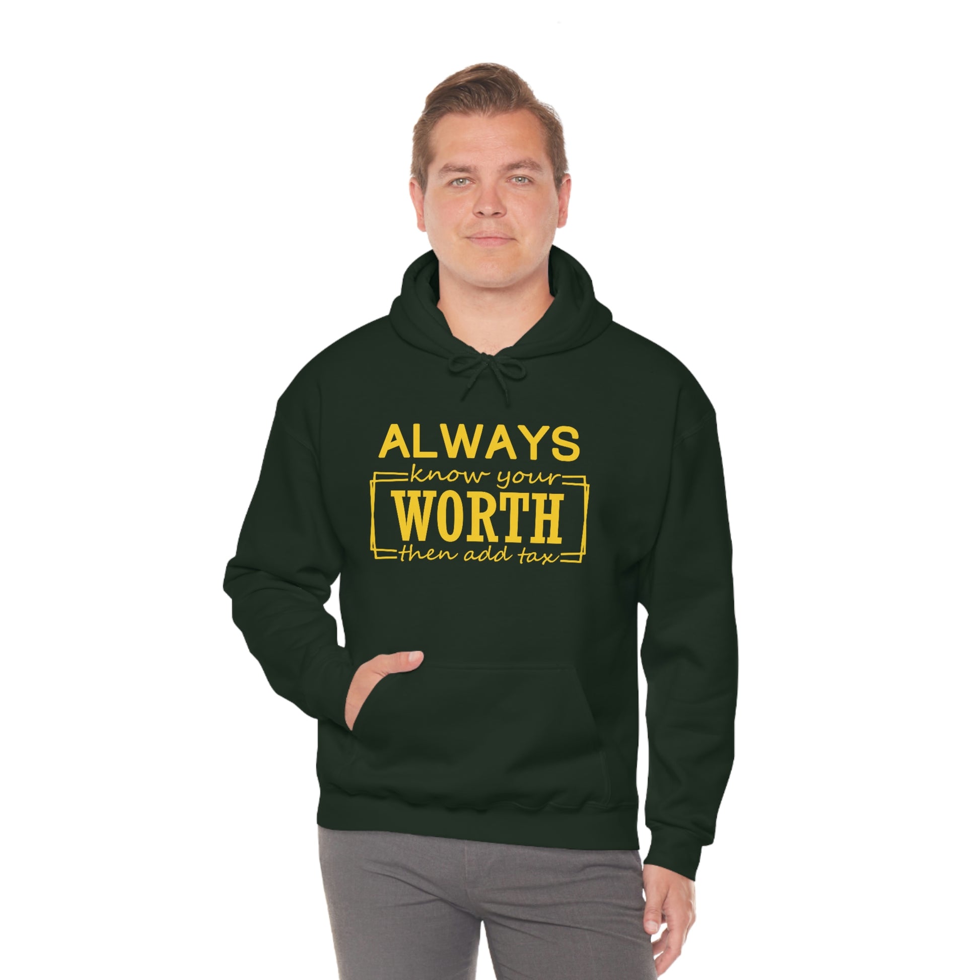 Always Know Your Worth Hoodie - CWSDezign