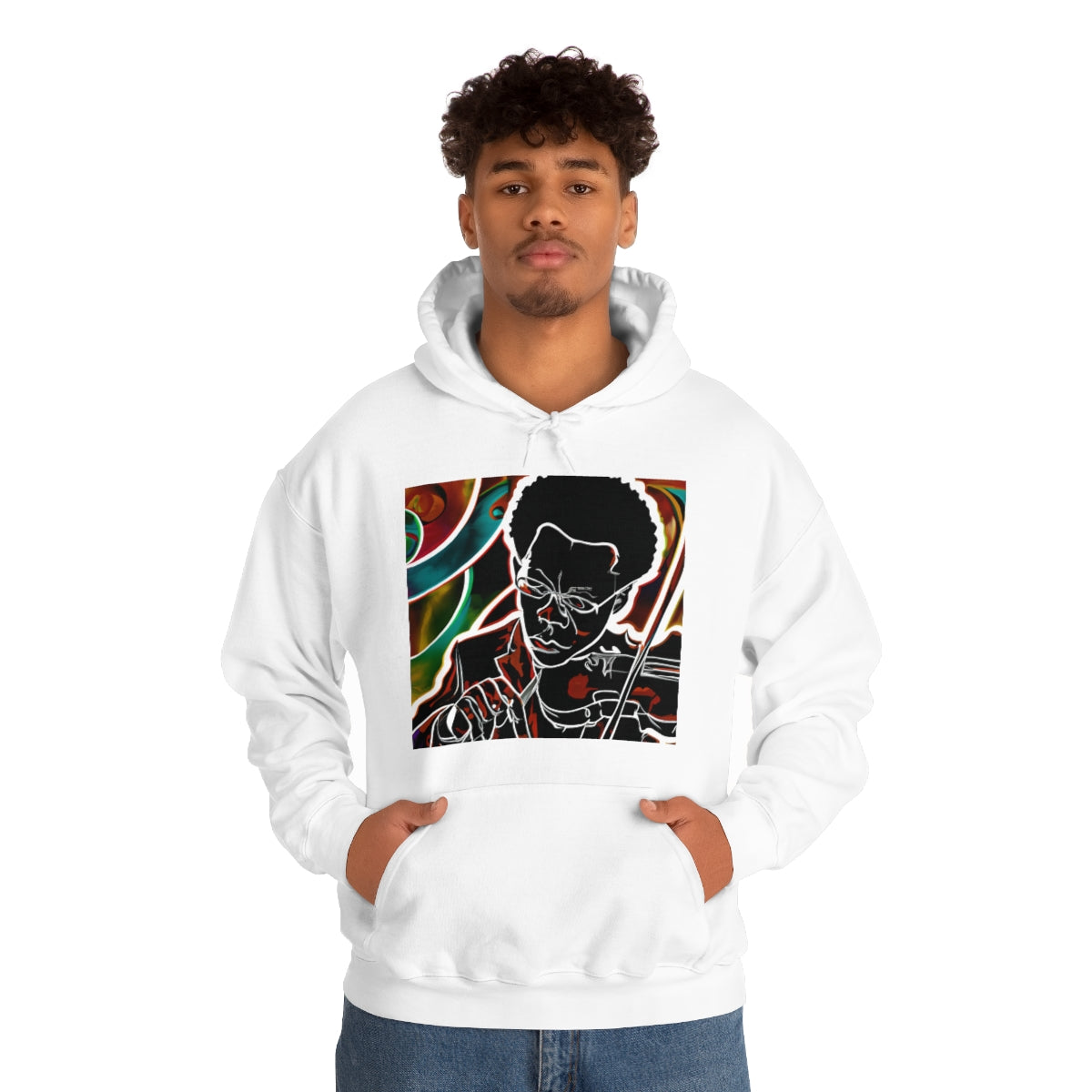 Black Violin Vibe Hoodie - CWSDezign