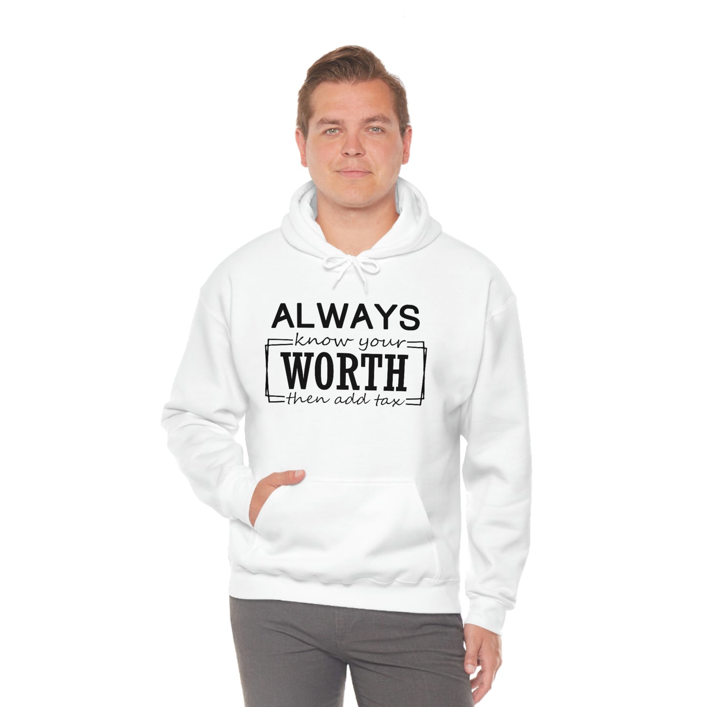 Always Know Your Worth Hoodie - CWSDezign