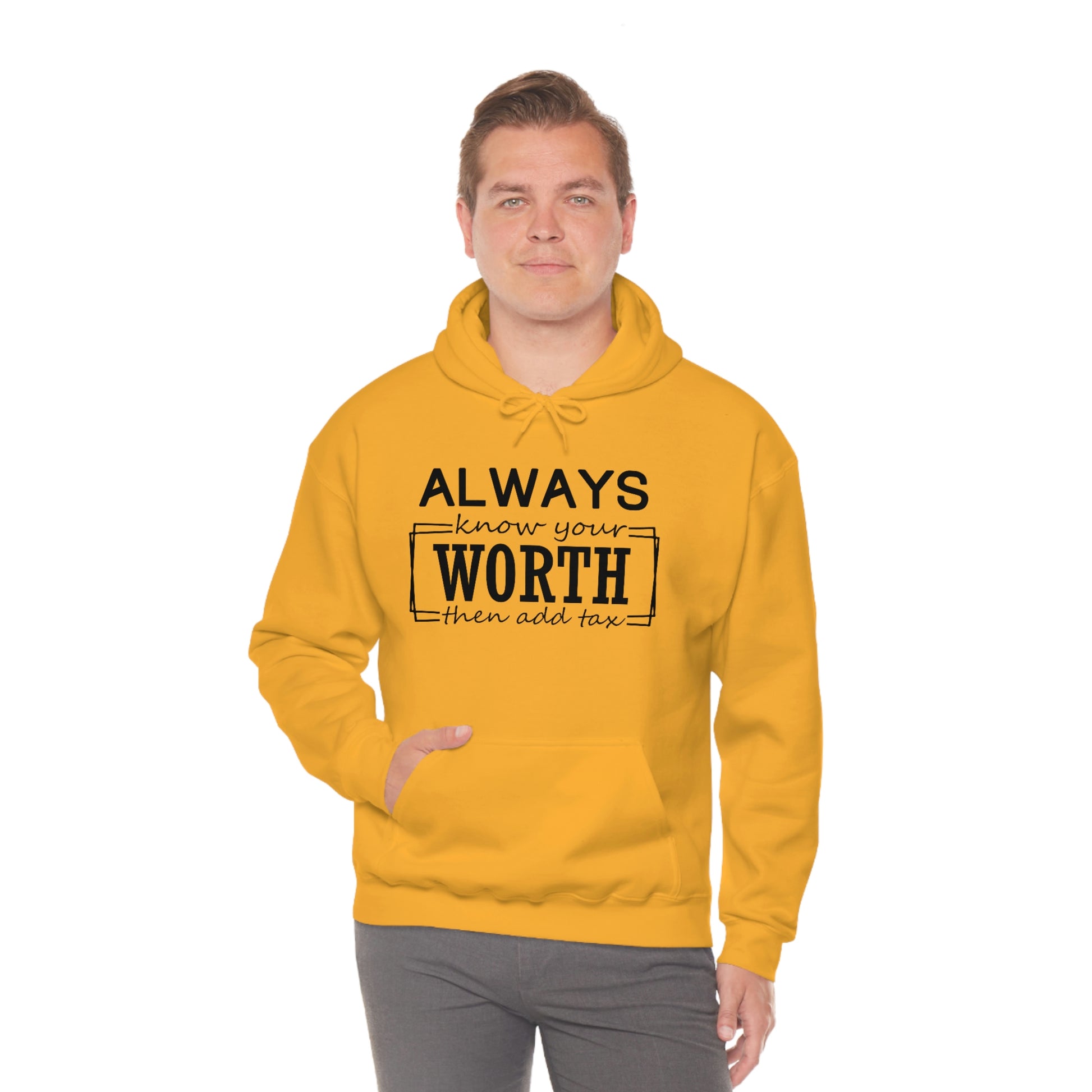 Always Know Your Worth Hoodie - CWSDezign