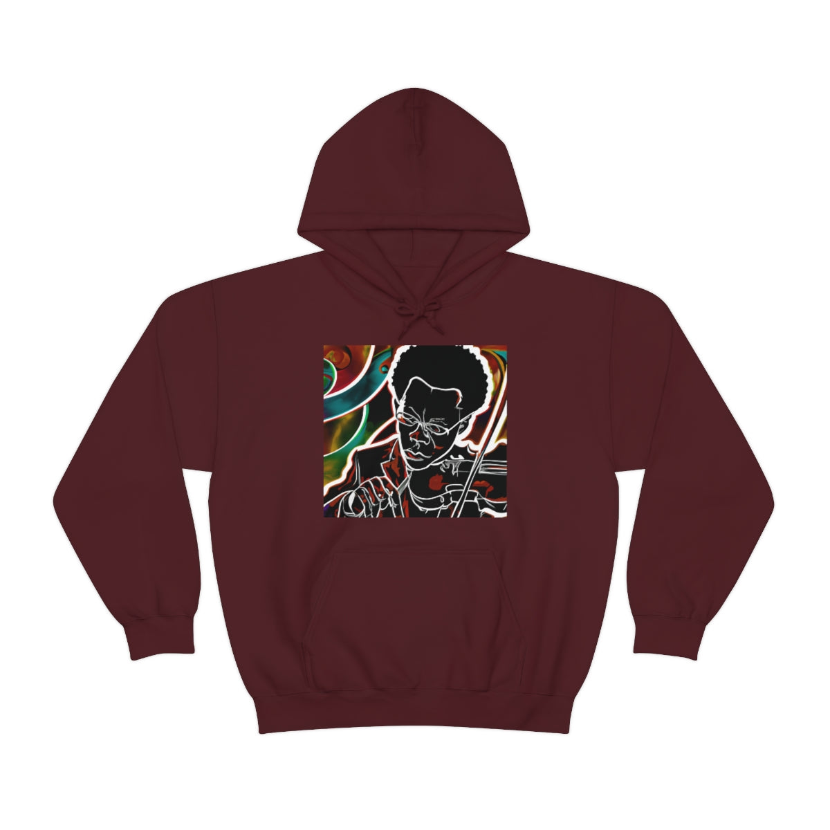 Black Violin Vibe Hoodie - CWSDezign