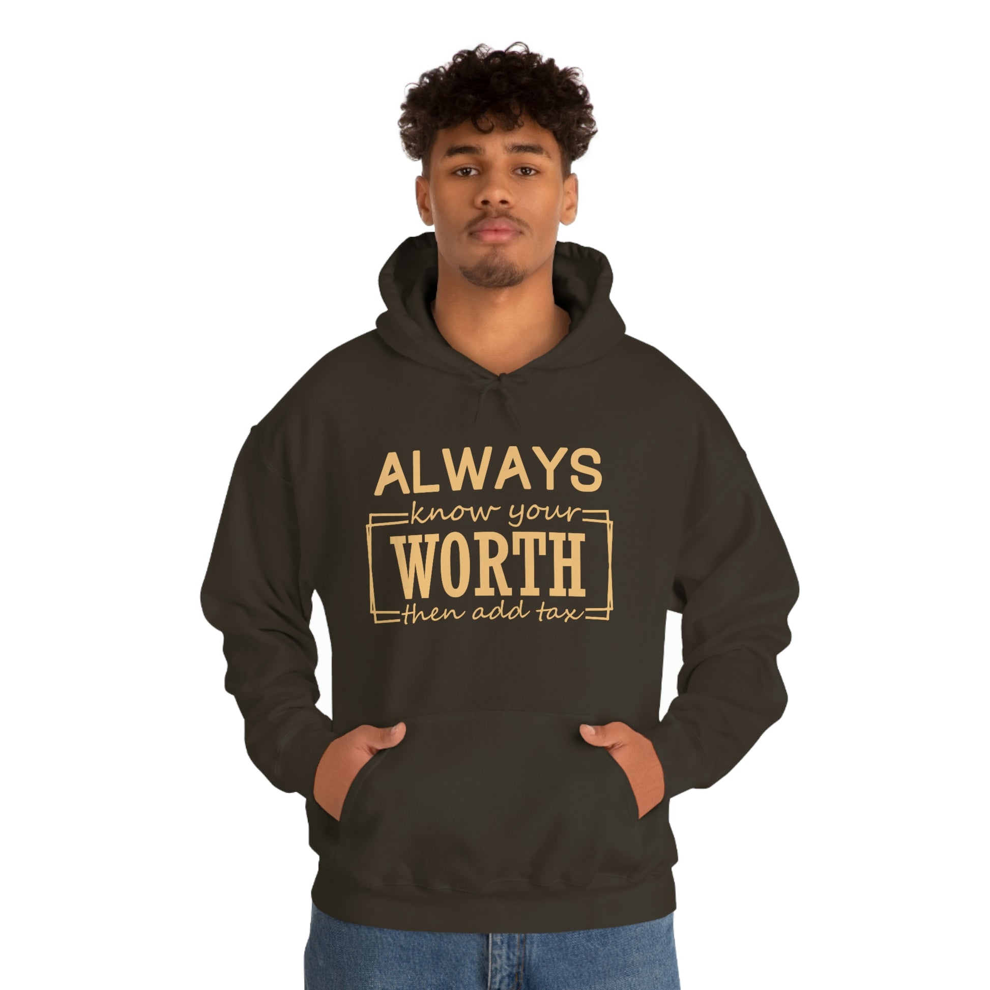 Always Know Your Worth Hoodie - CWSDezign