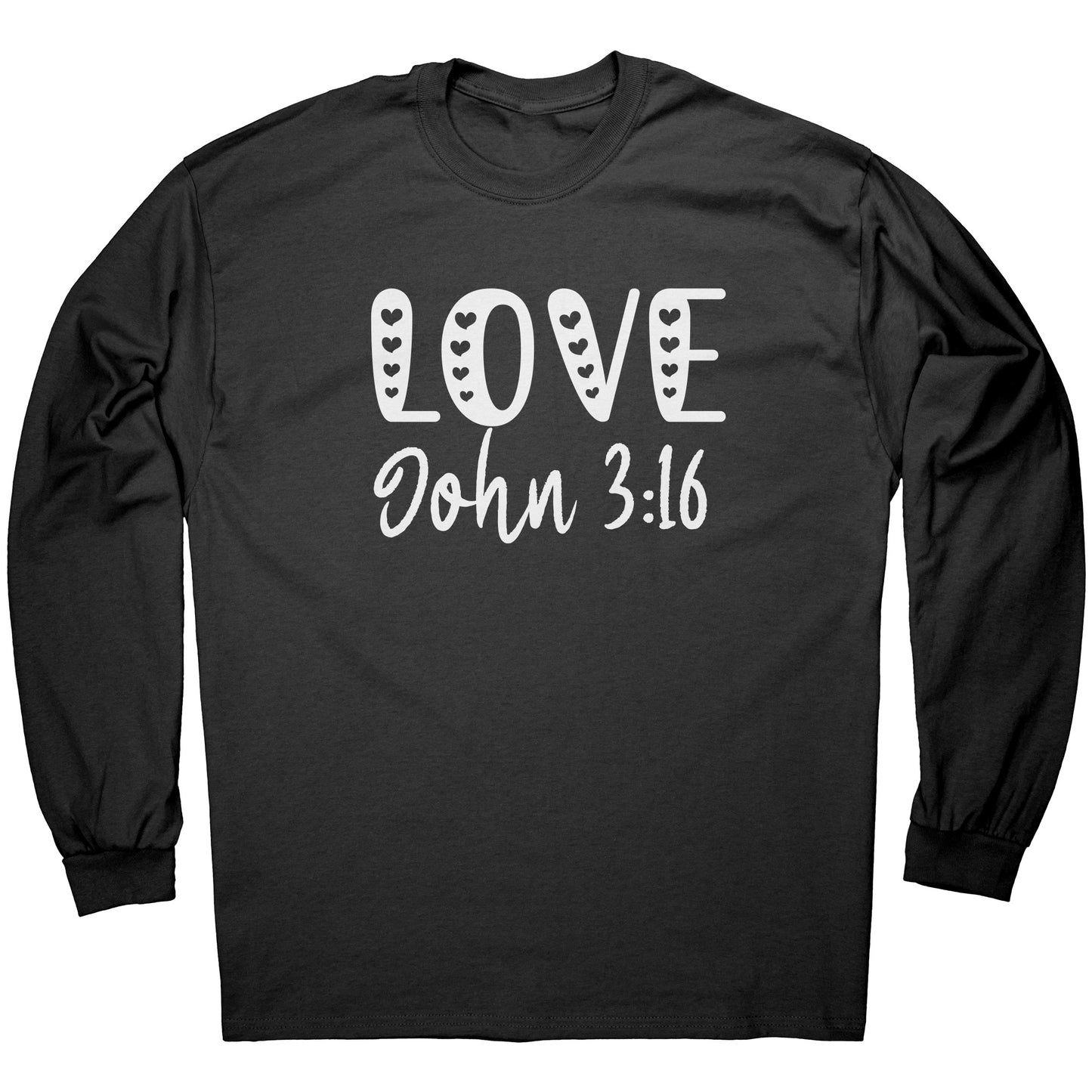 John 3:16 Love II - Long Sleeve Shirt - CWSDezign