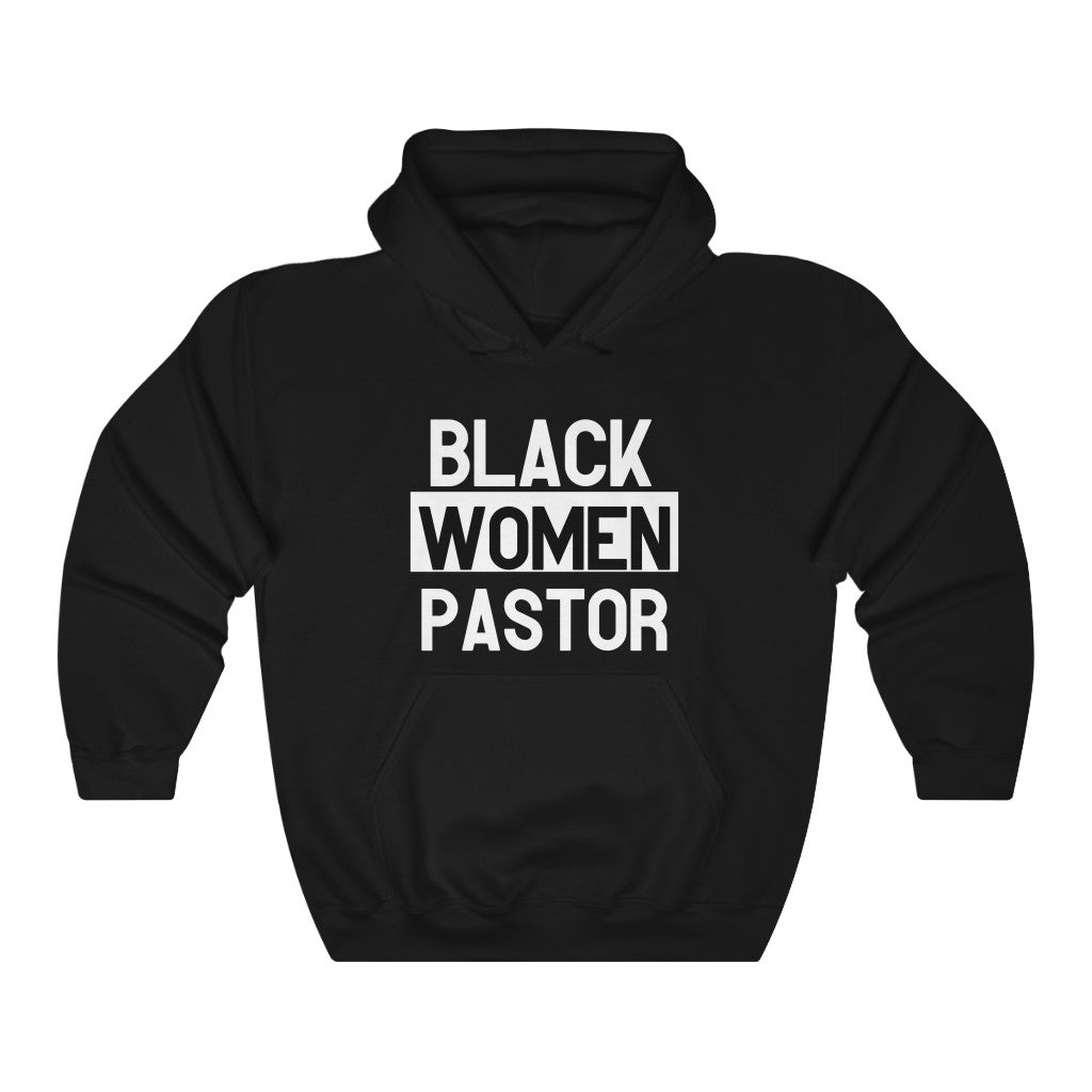 Black Women Pastor Hoodie Sweatshirt - CWSDezign