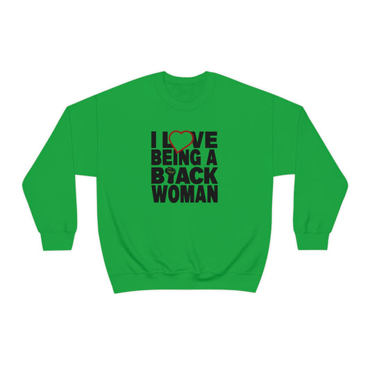 Love Being Crewneck Sweatshirt