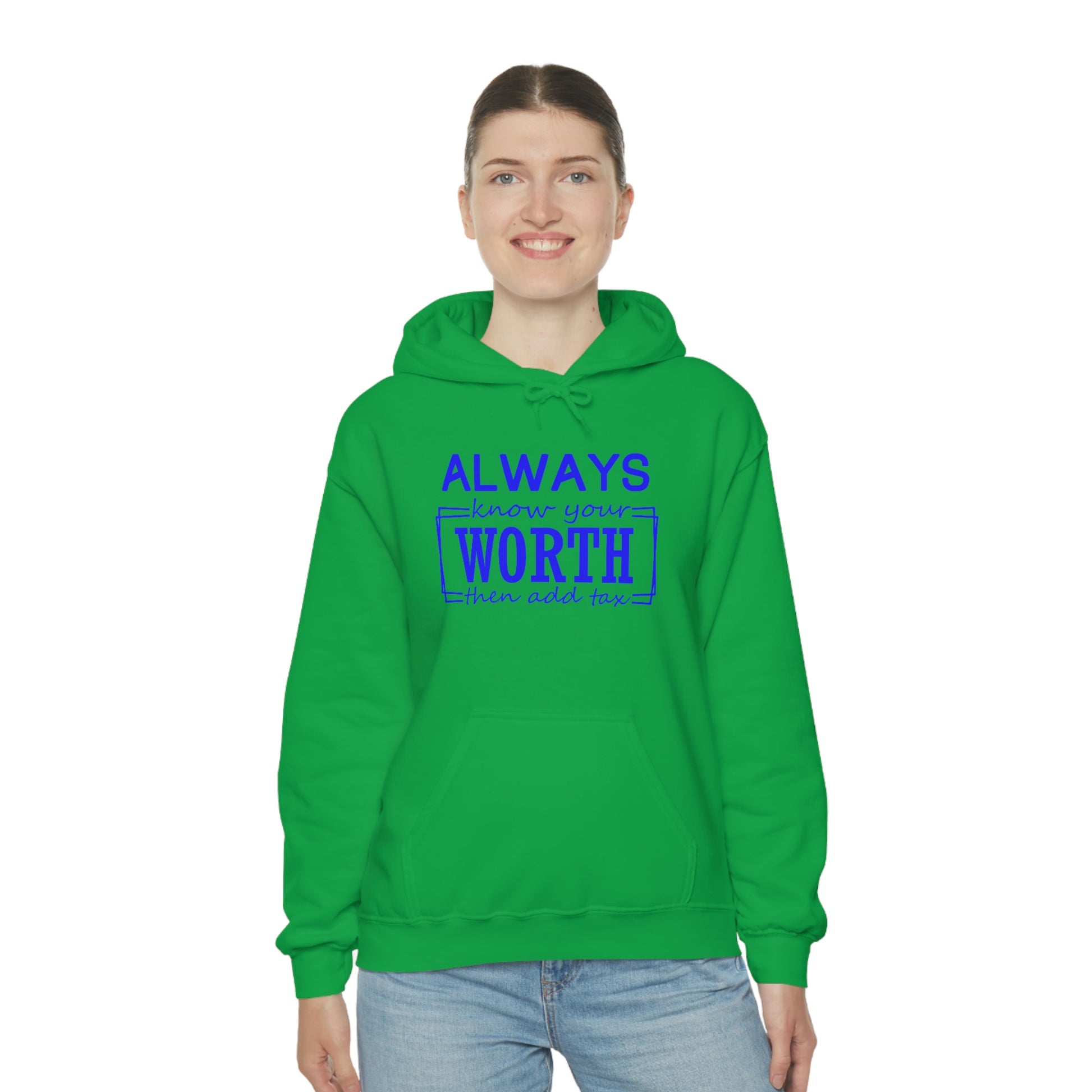 Always Know Your Worth Hoodie - CWSDezign