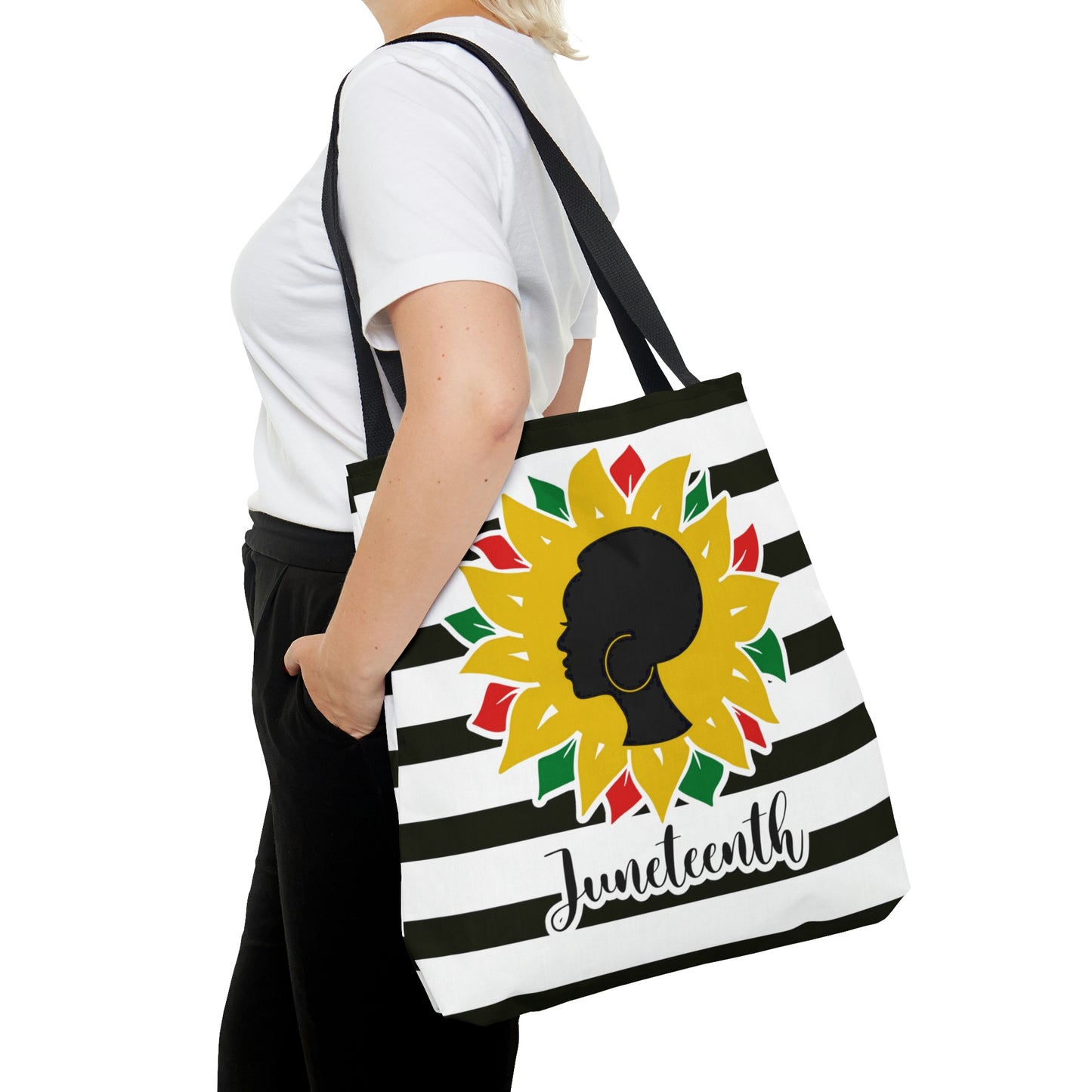 Juneteenth Afro Women Tote Bag