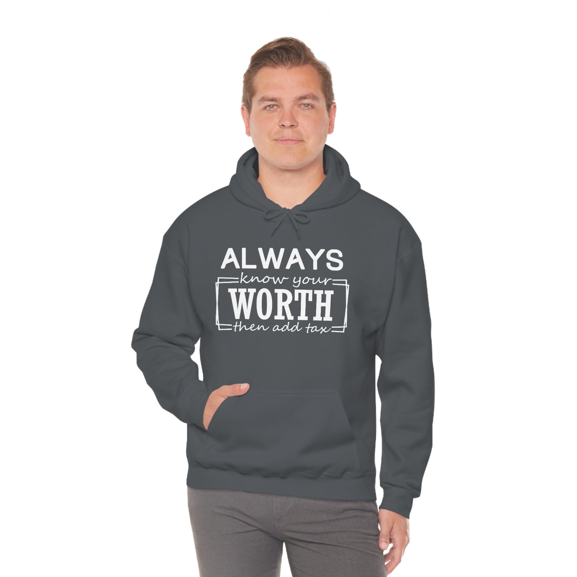 Always Know Your Worth Hoodie - CWSDezign