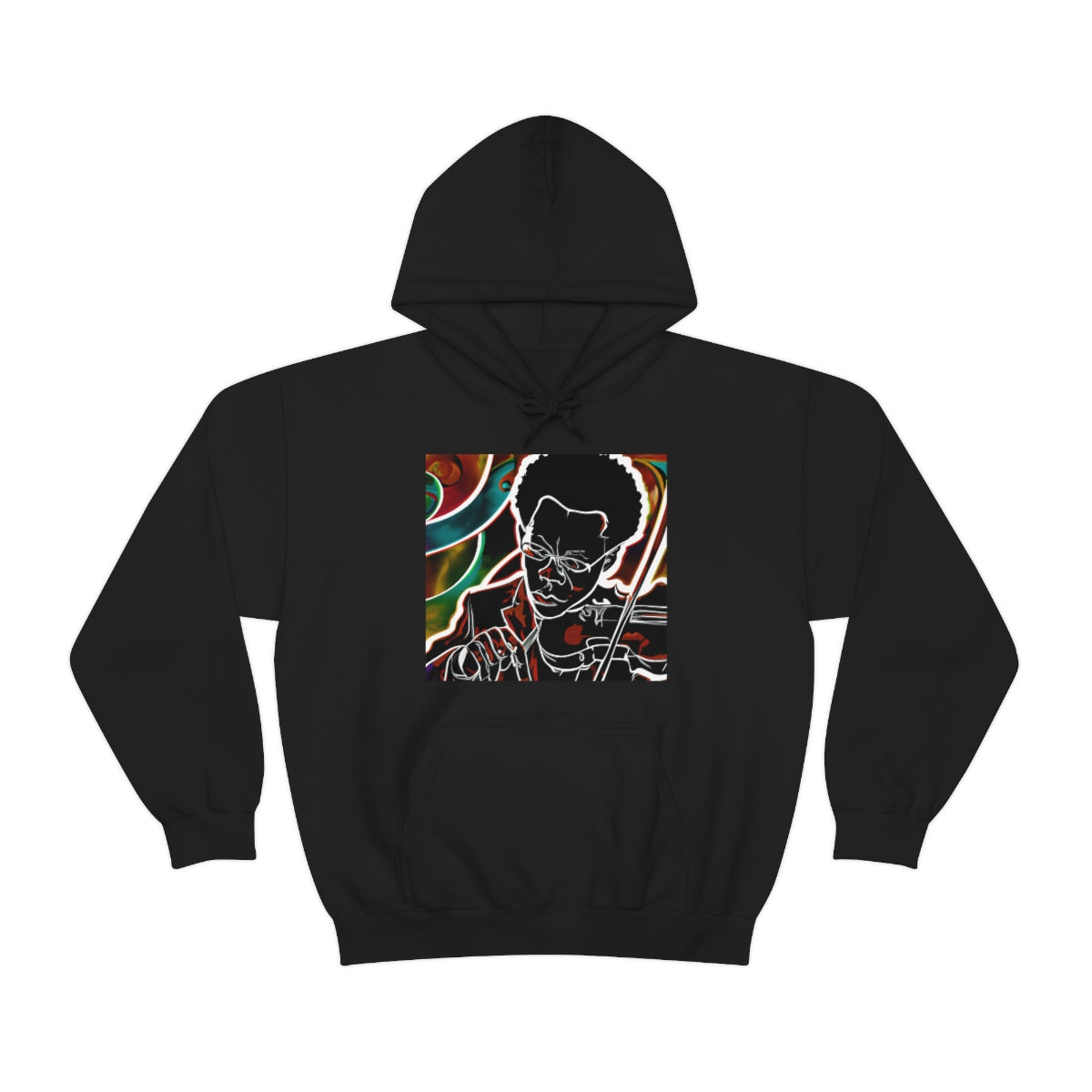 Black Violin Vibe Hoodie - CWSDezign