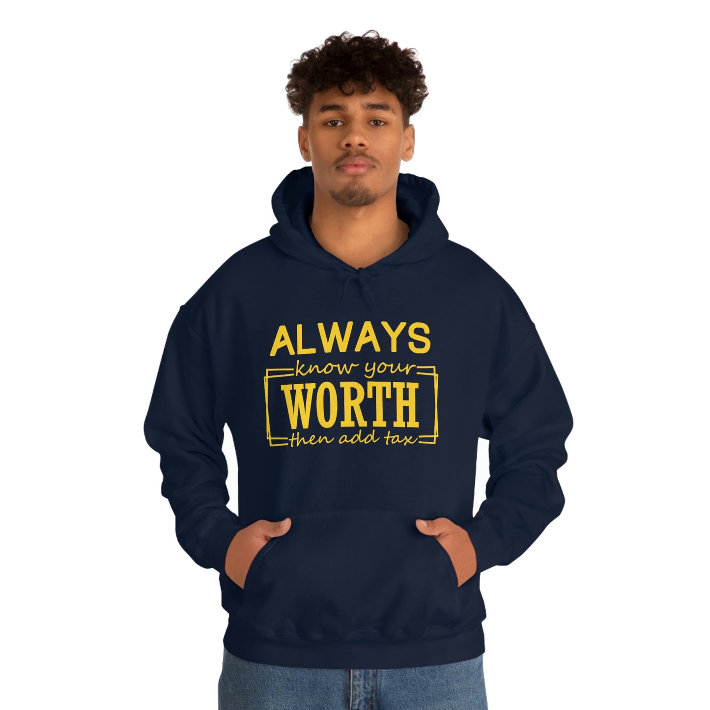 Always Know Your Worth Hoodie - CWSDezign