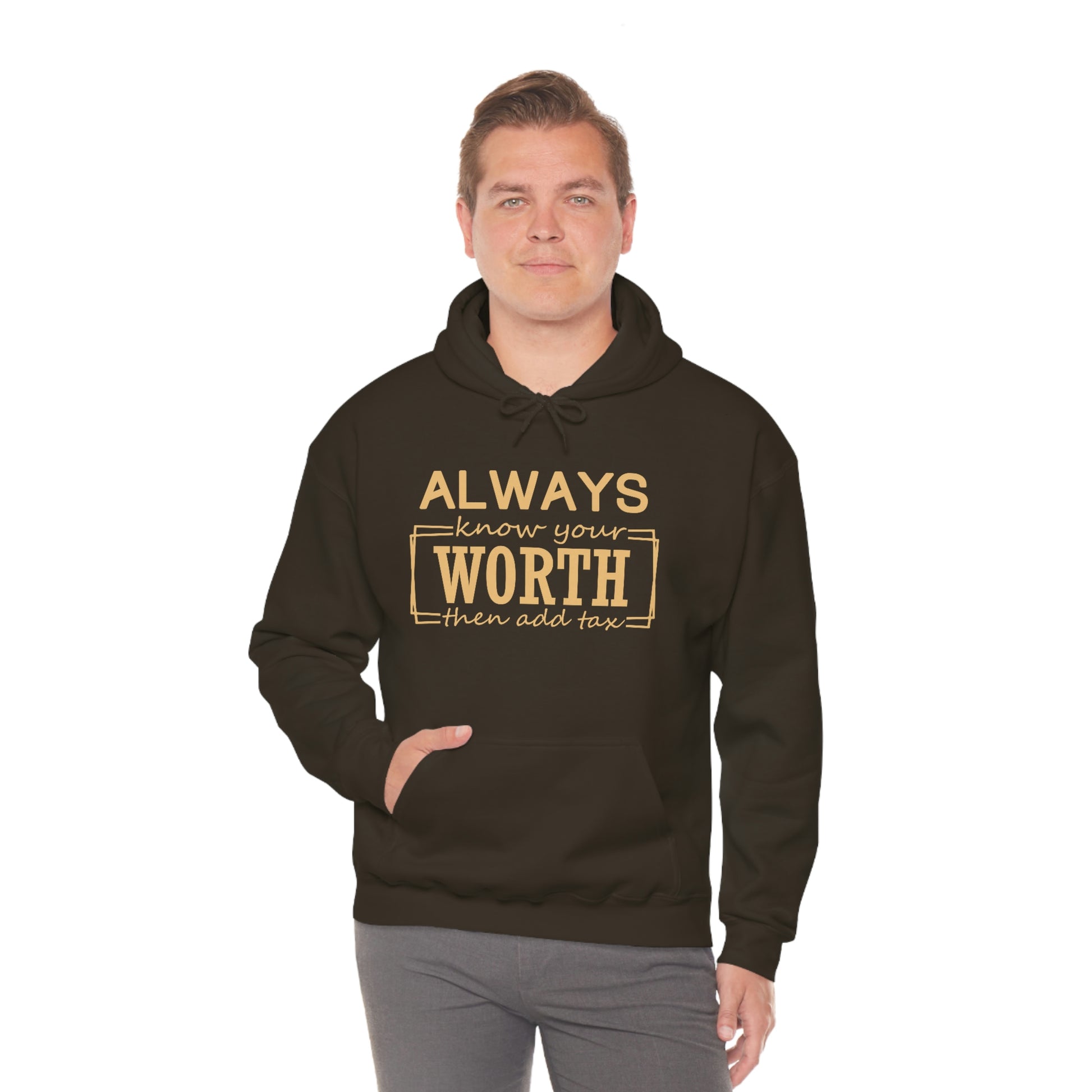 Always Know Your Worth Hoodie - CWSDezign