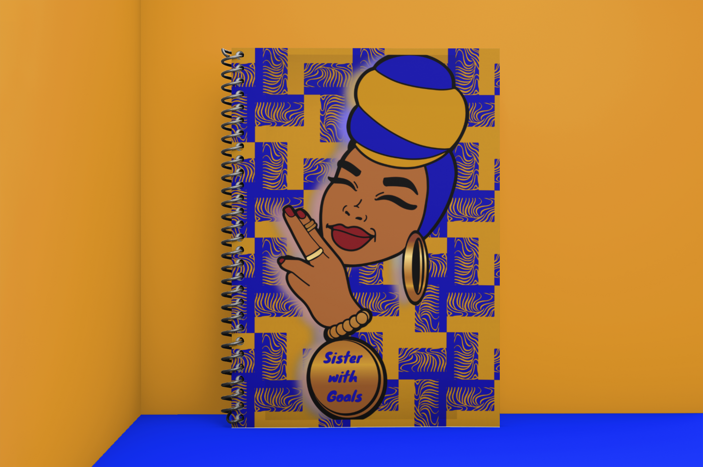 Sister with Goals Spiral Notebook - CWSDezign